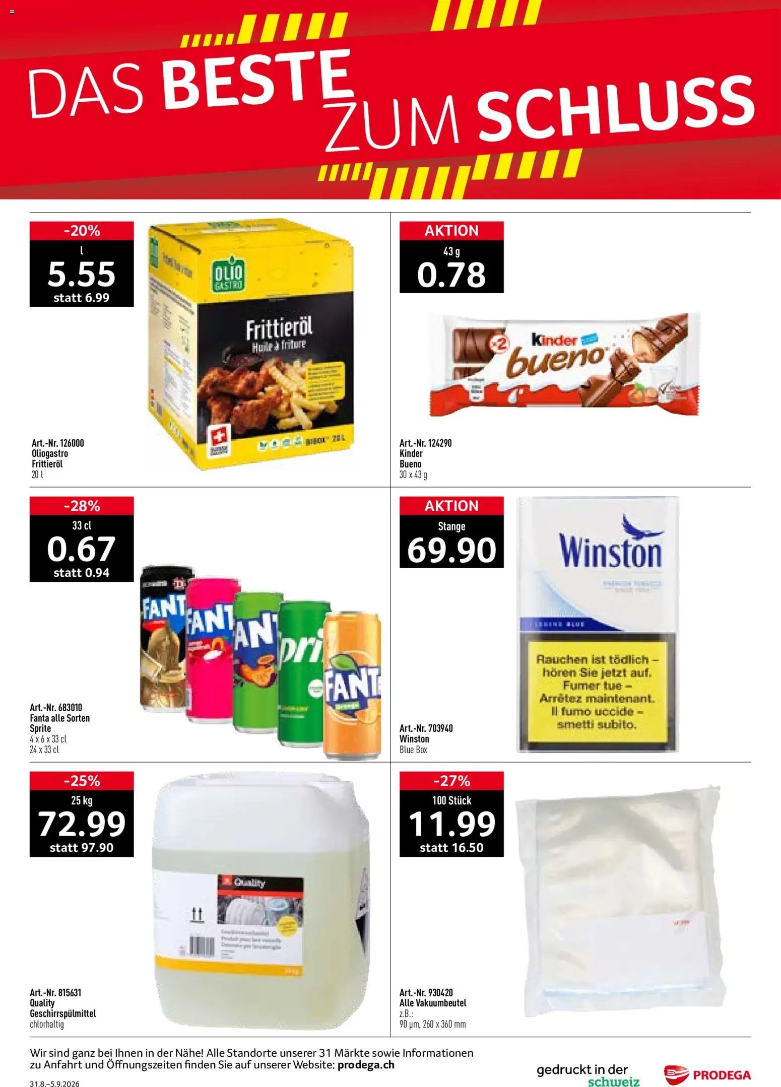 Prodega aktionen