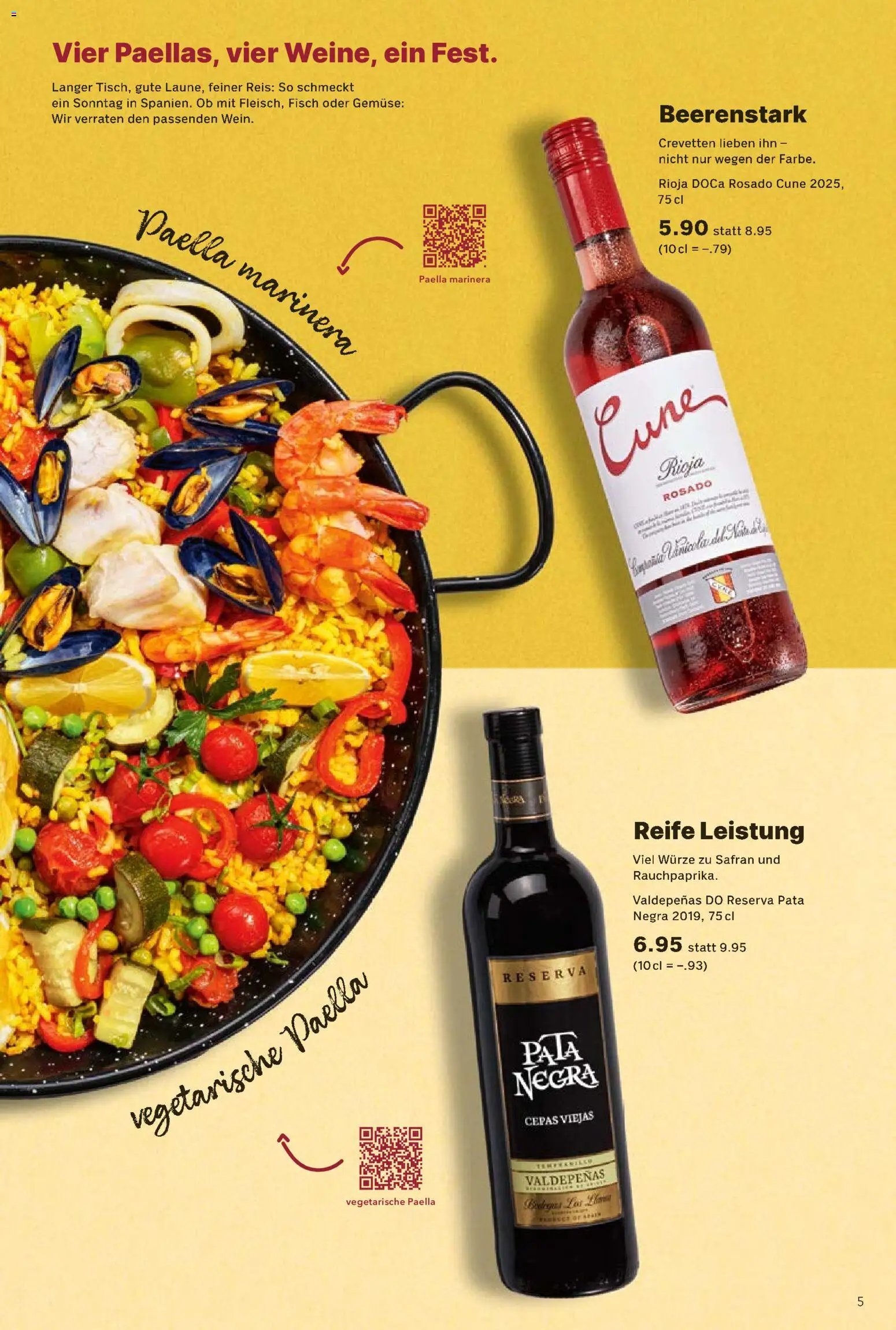 Coop aktionen Vino Spanien