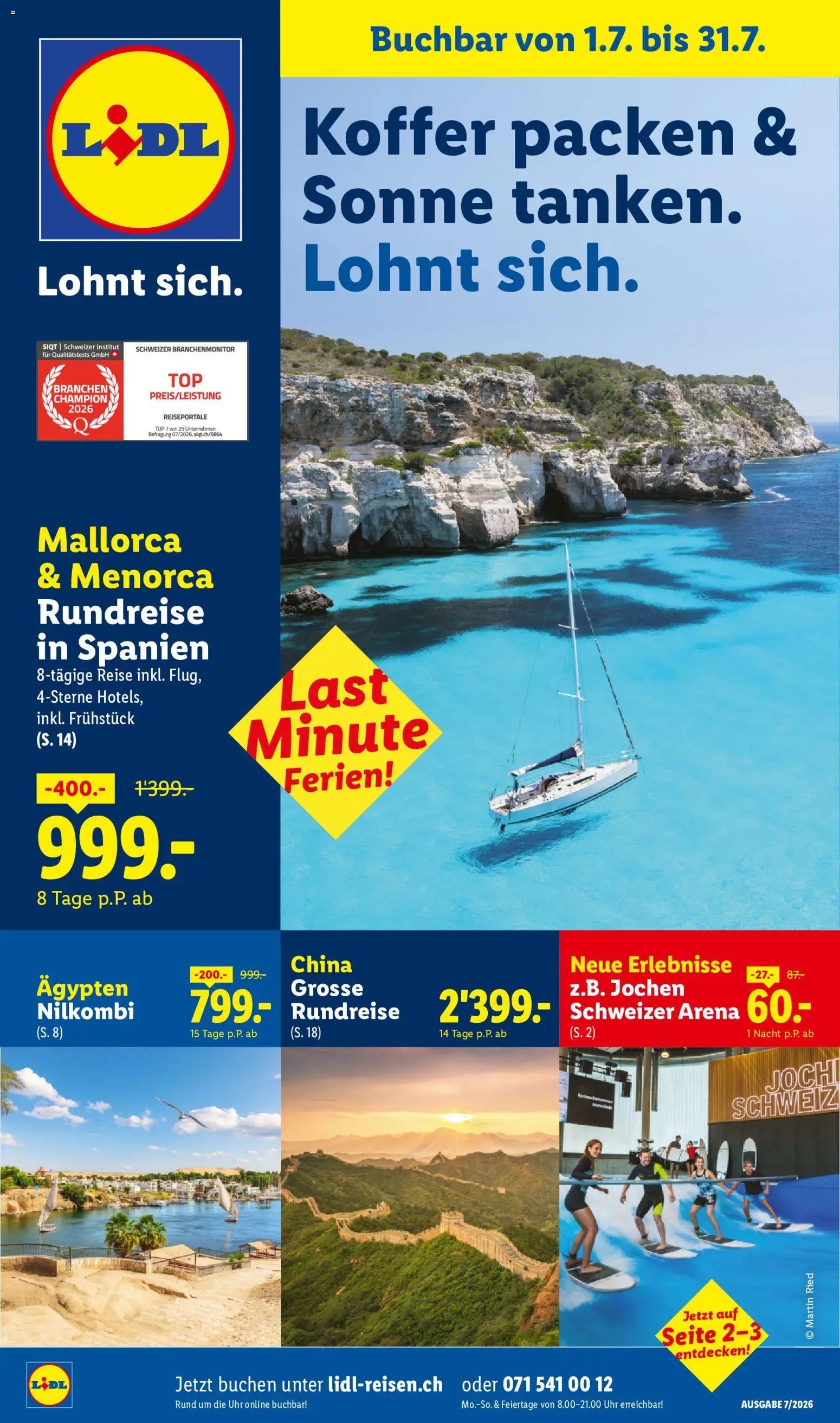 Lidl aktionen Reise-Highlights