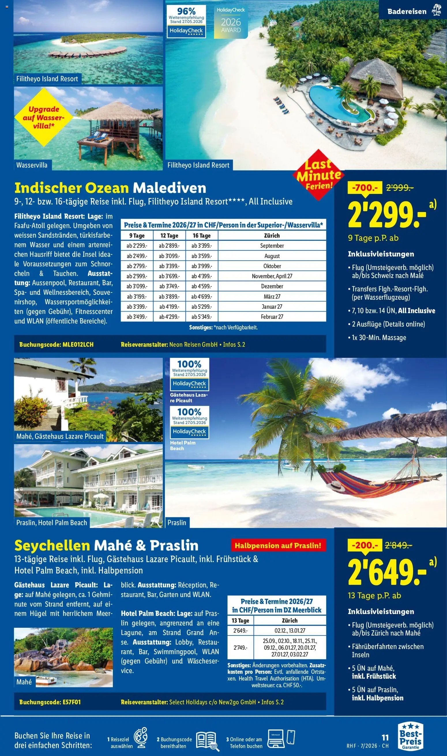 Lidl aktionen Reise-Highlights