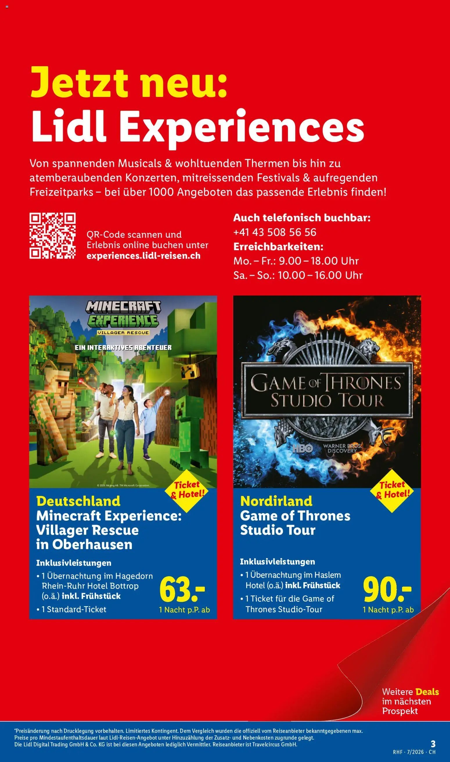 Lidl aktionen Reise-Highlights