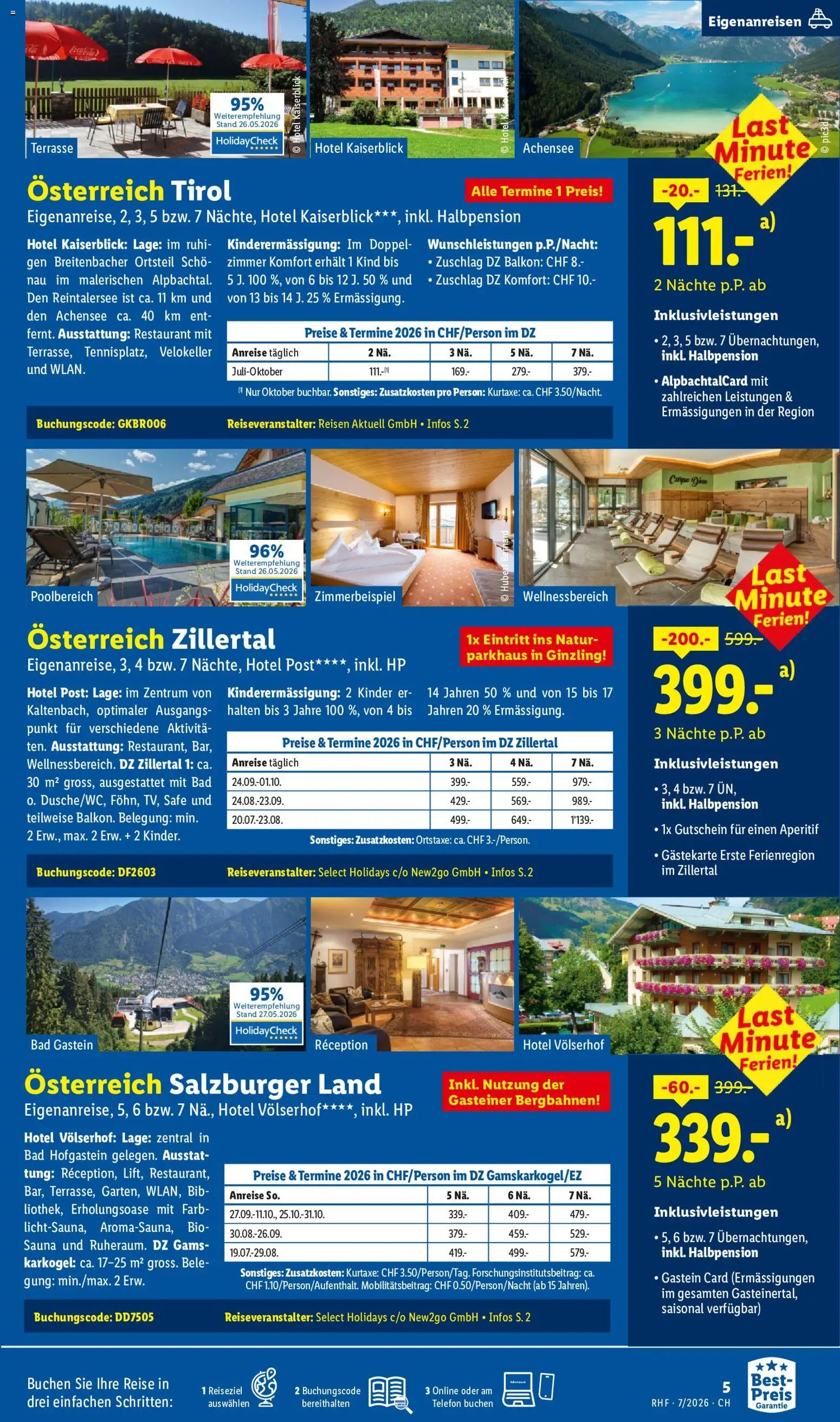 Lidl aktionen Reise-Highlights