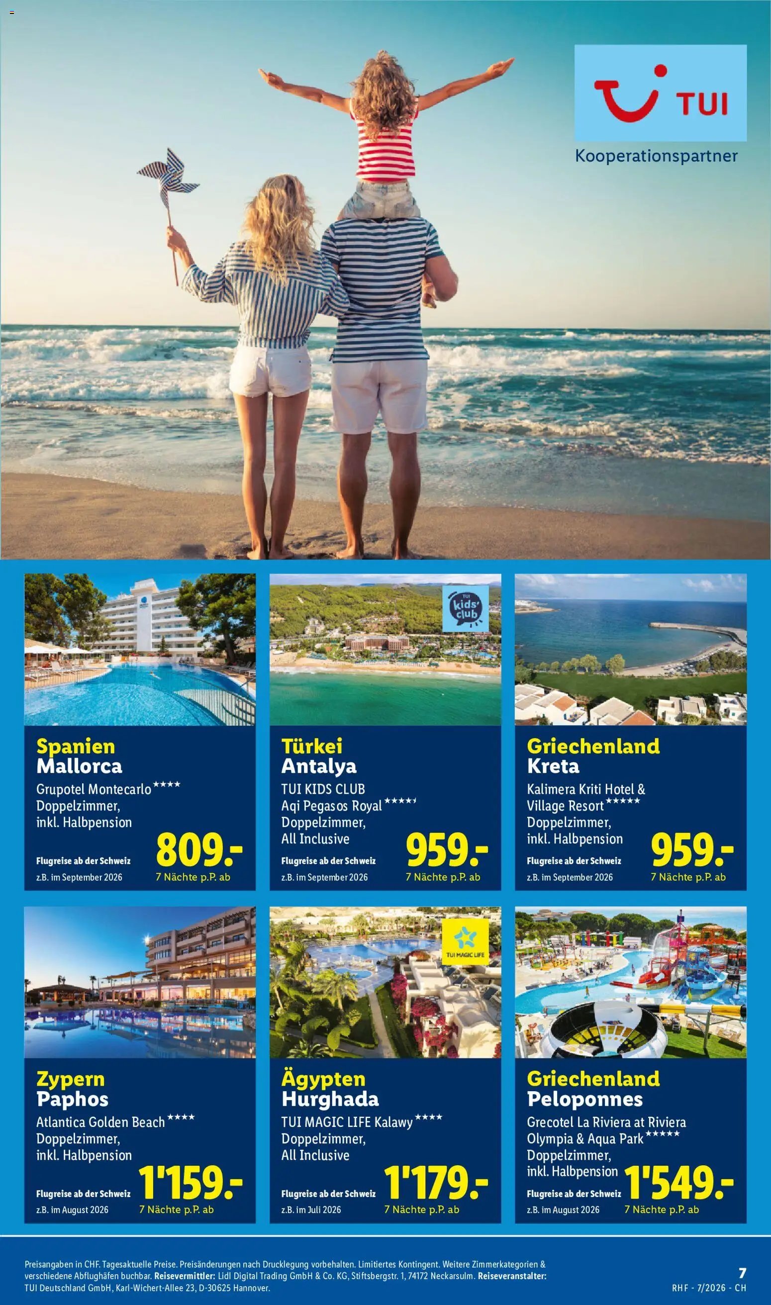 Lidl aktionen Reise-Highlights