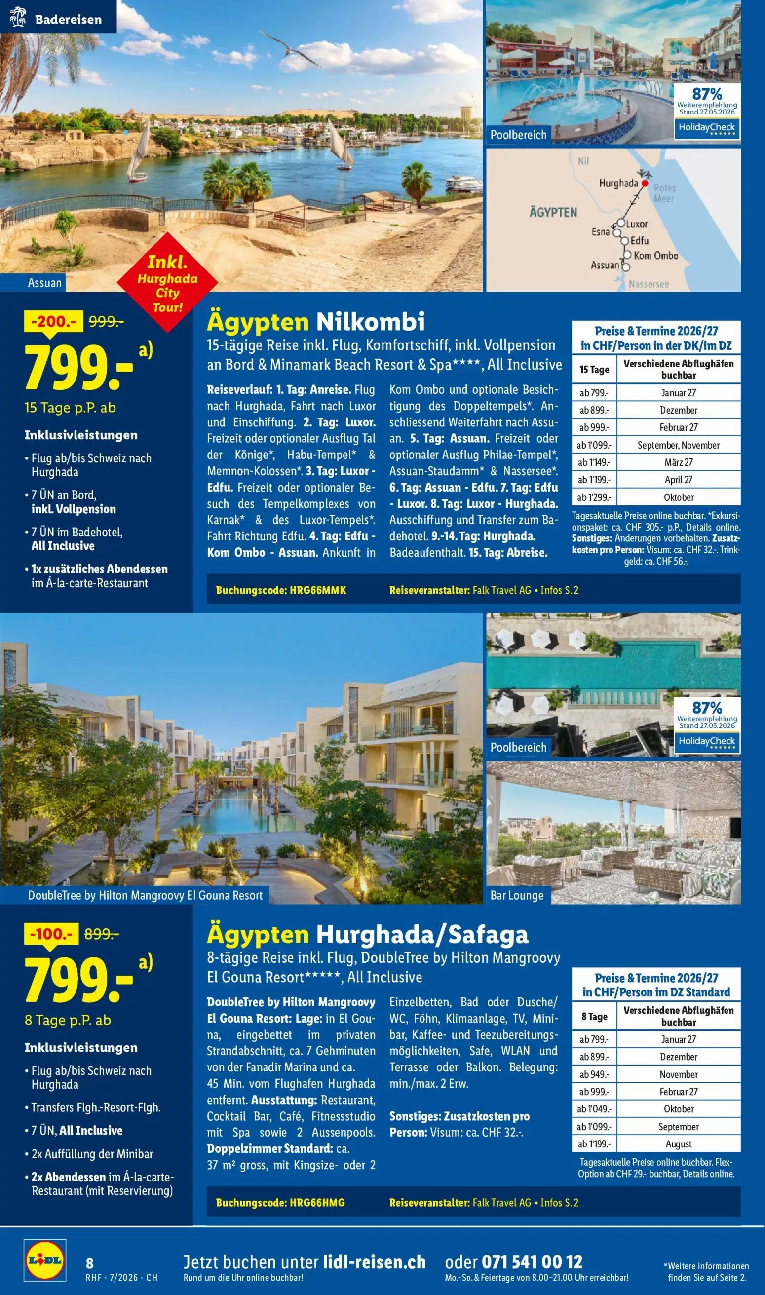 Lidl aktionen Reise-Highlights