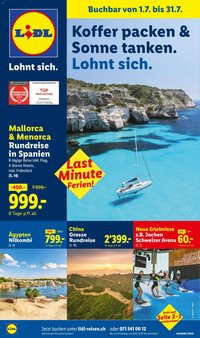 Lidl aktionen Reise-Highlights