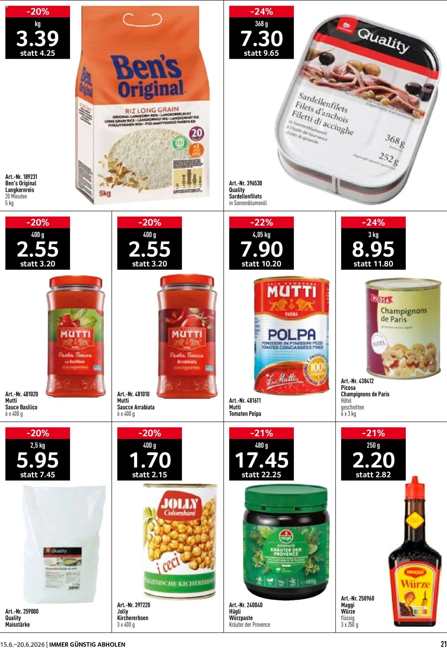 Prodega aktionen