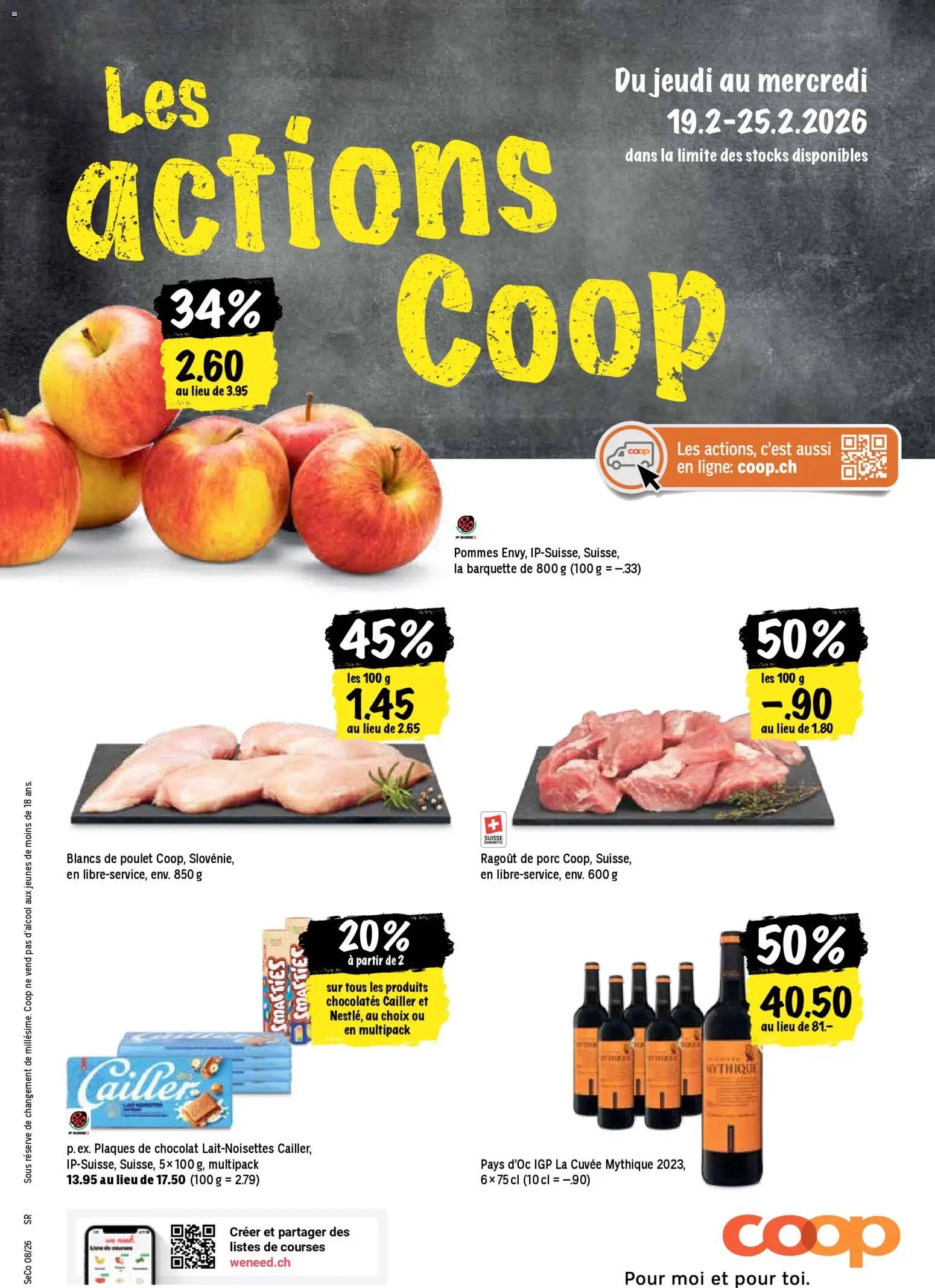 Coop - Les actions de la semaine (2026-02-19 - 2026-02-25)