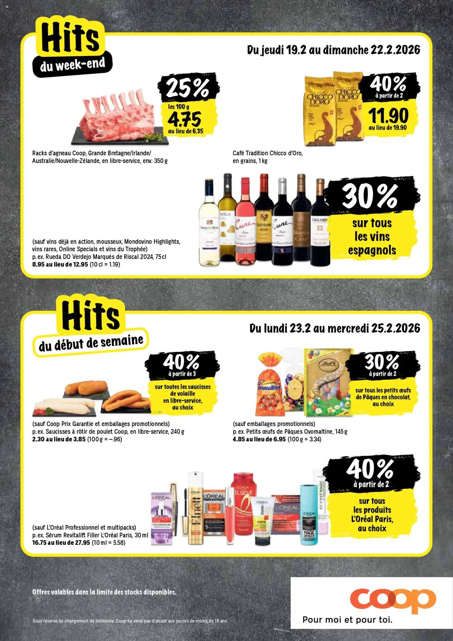 Coop - Les actions de la semaine (2026-02-19 - 2026-02-25)