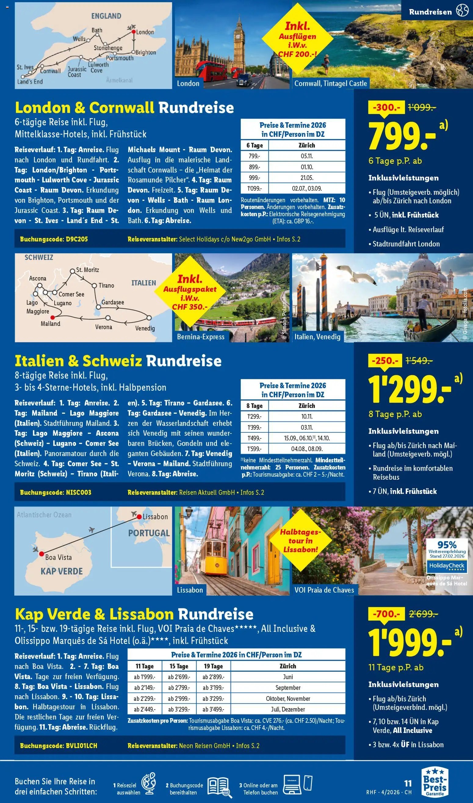 Lidl aktionen Reisen April (2026-03-28 - 2026-04-30)