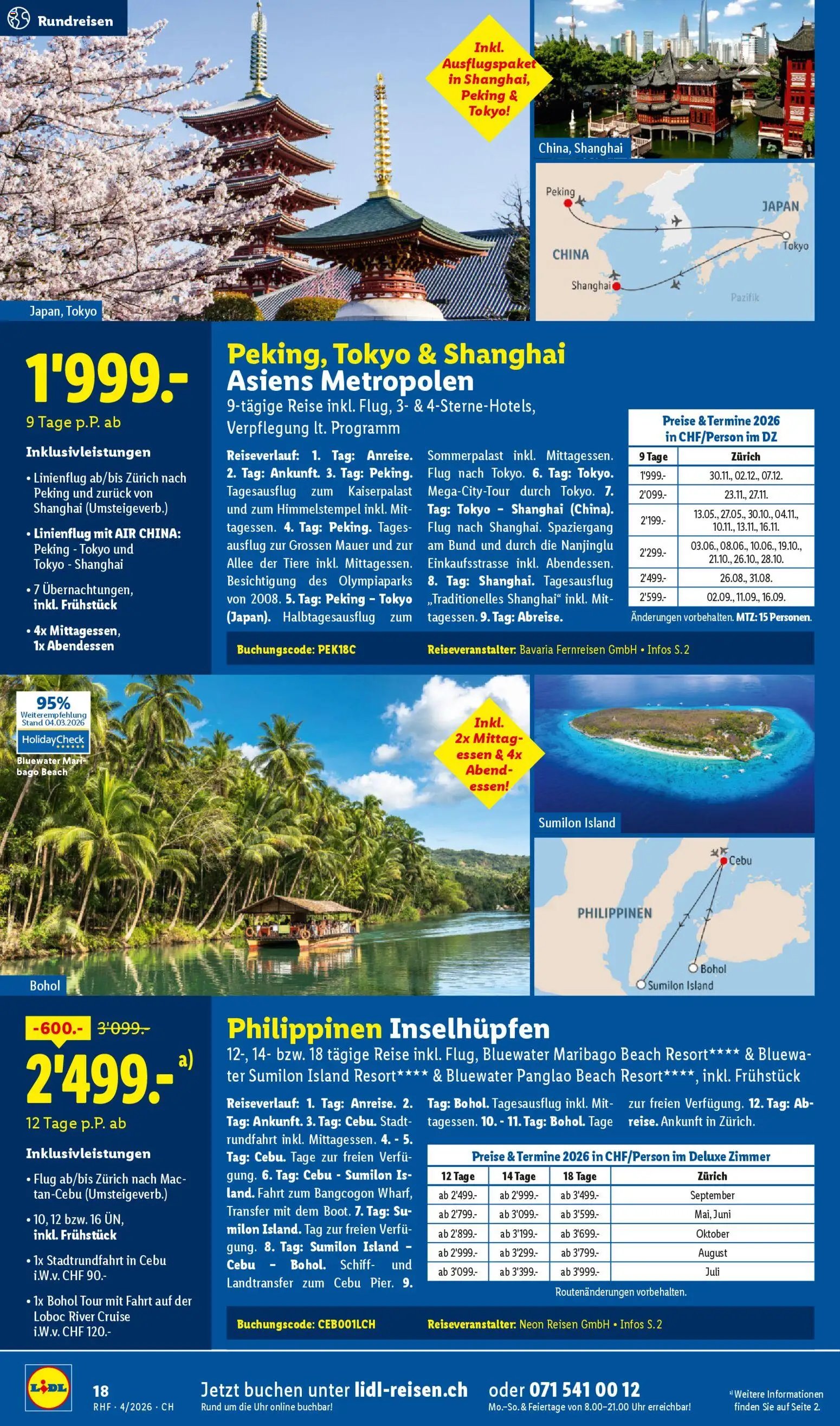 Lidl aktionen Reisen April (2026-03-28 - 2026-04-30)