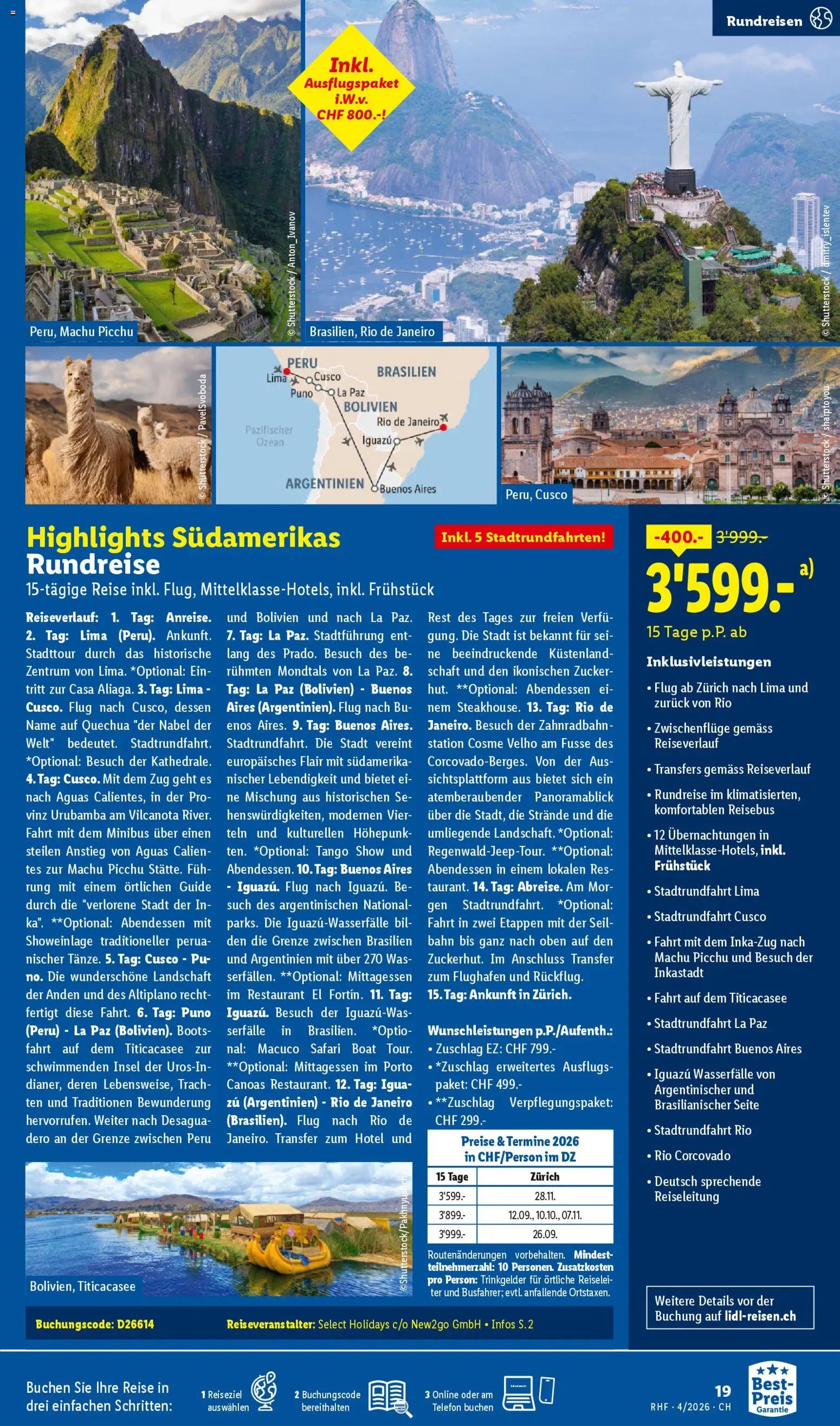 Lidl aktionen Reisen April (2026-03-28 - 2026-04-30)