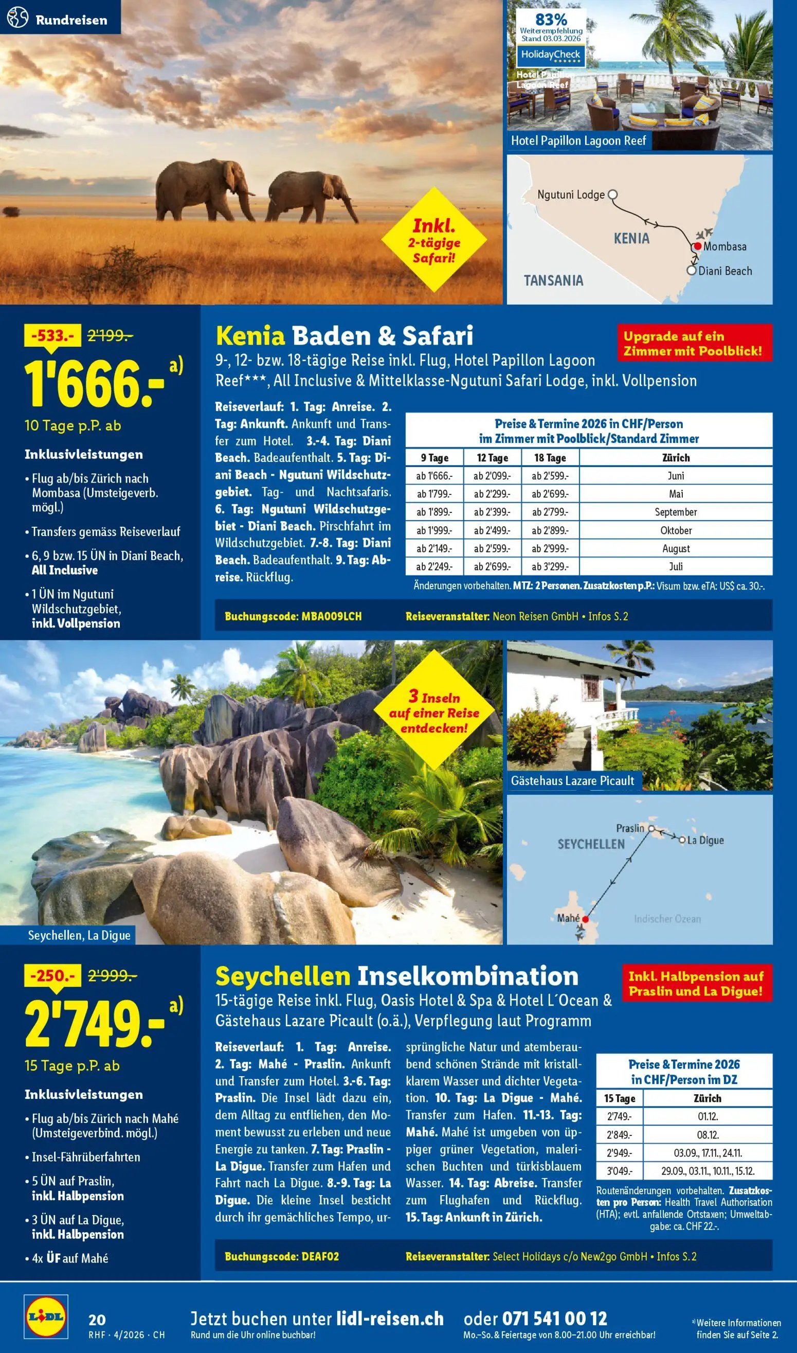 Lidl aktionen Reisen April (2026-03-28 - 2026-04-30)