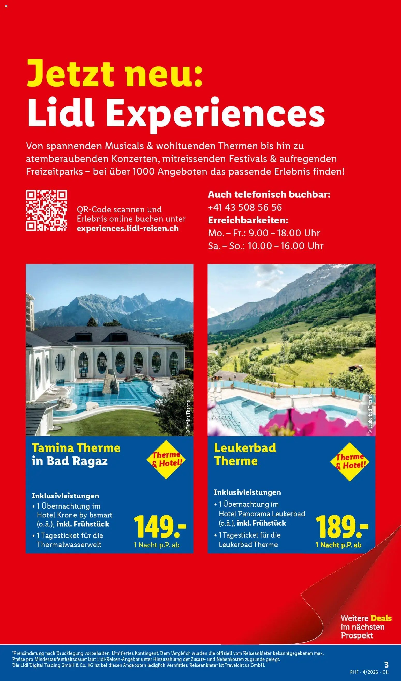 Lidl aktionen Reisen April (2026-03-28 - 2026-04-30)