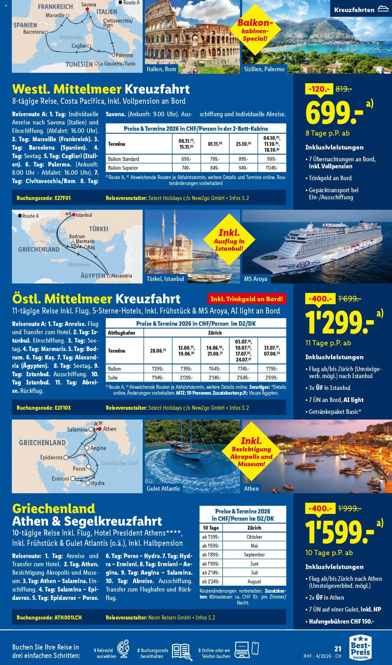 Lidl aktionen Reisen April (2026-03-28 - 2026-04-30)