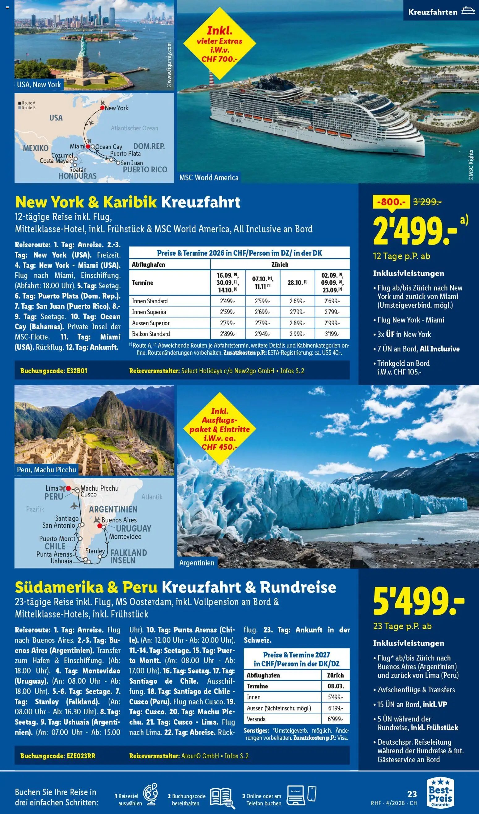 Lidl aktionen Reisen April (2026-03-28 - 2026-04-30)