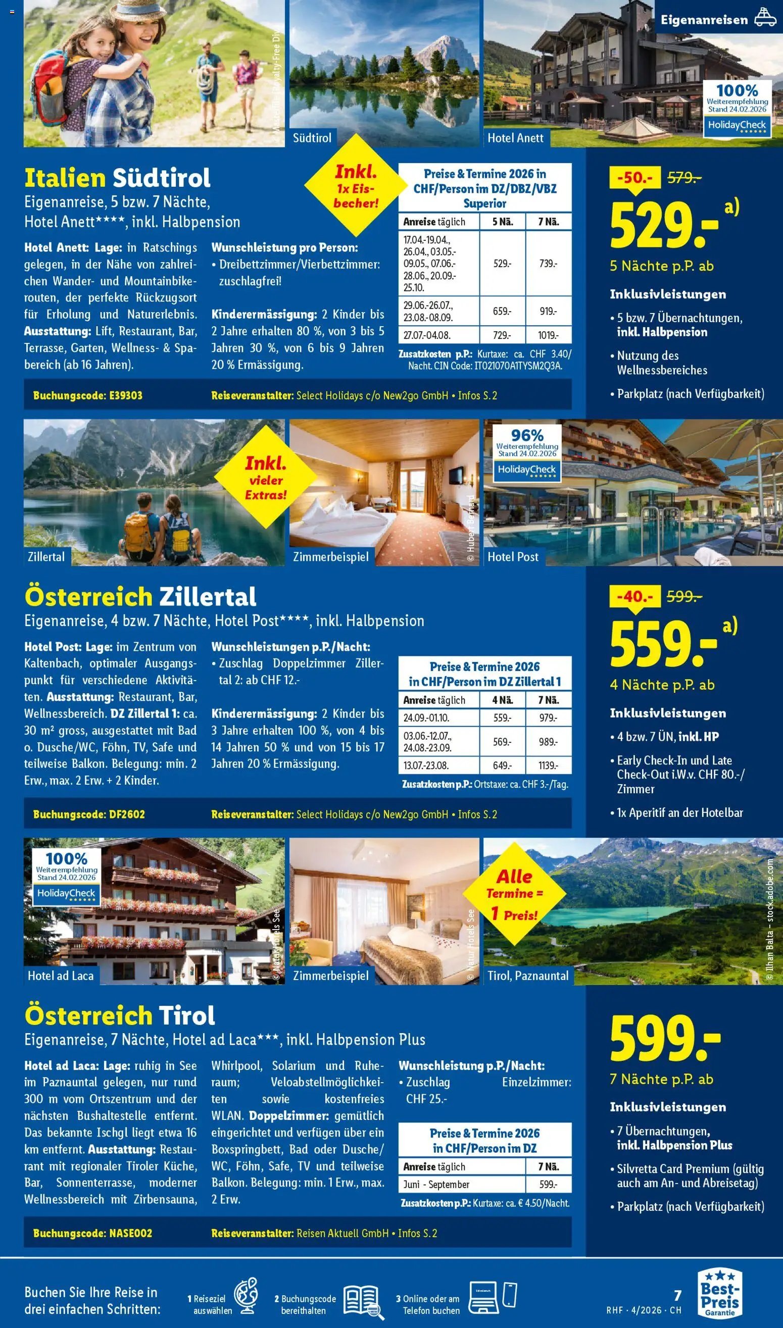 Lidl aktionen Reisen April (2026-03-28 - 2026-04-30)