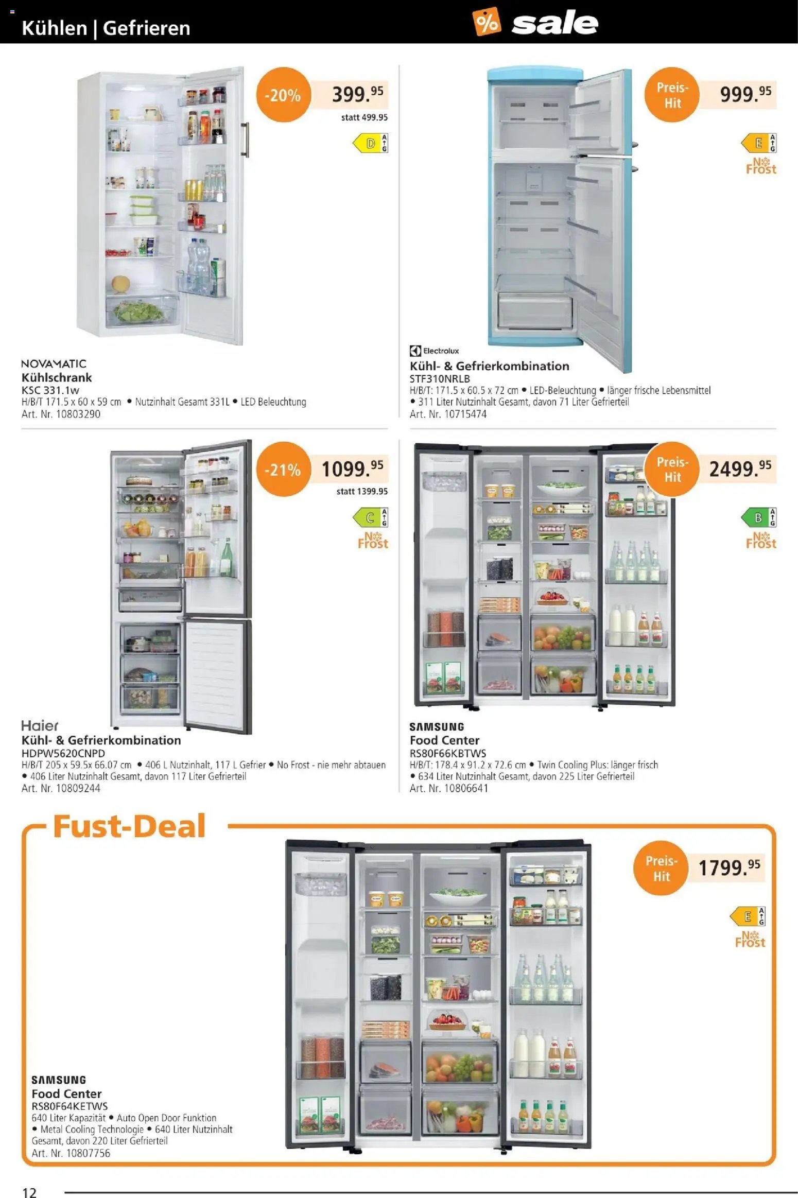 Fust Aktionen (2025-12-25 - 2026-01-25)