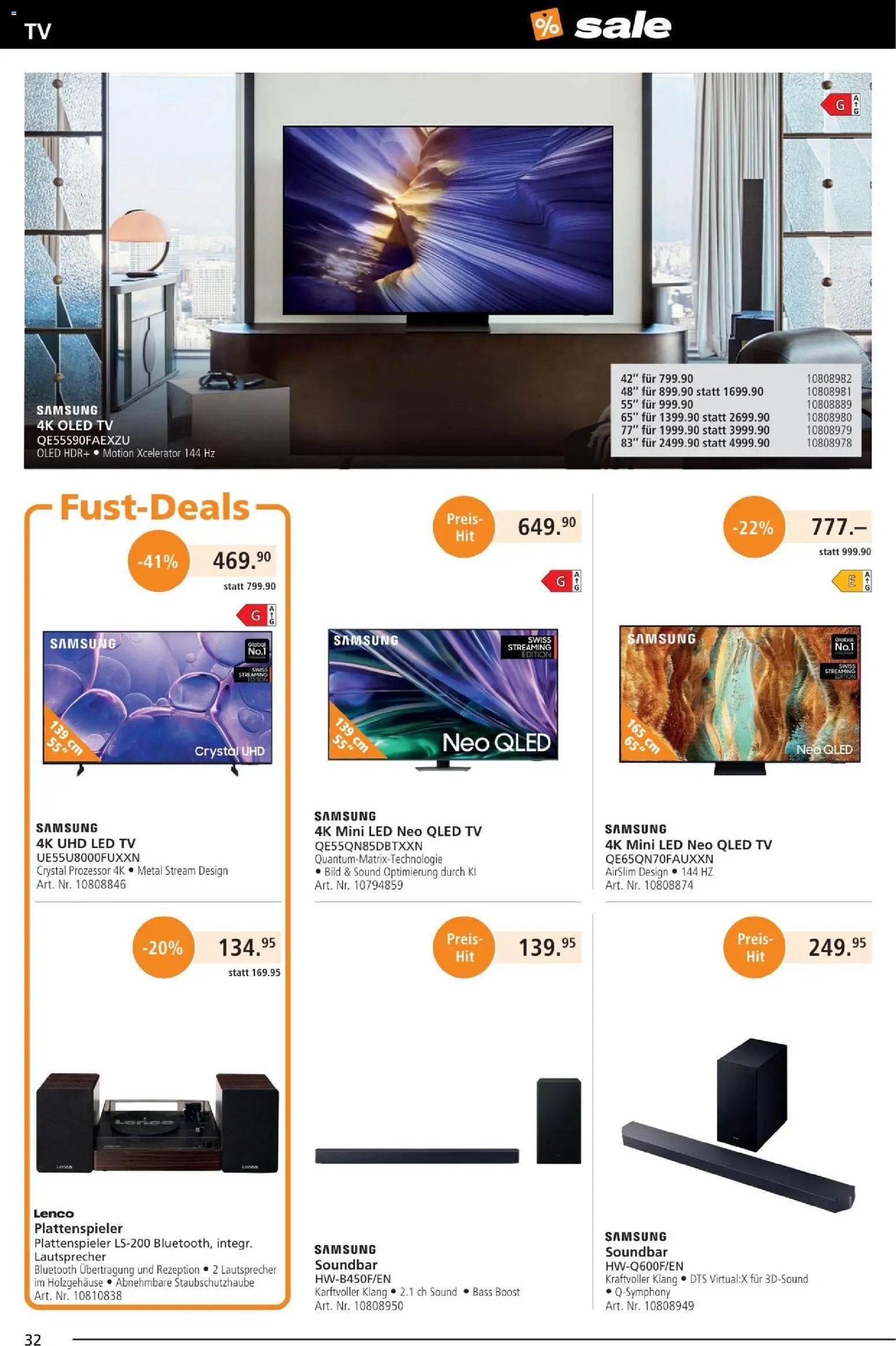 Fust Aktionen (2025-12-25 - 2026-01-25)