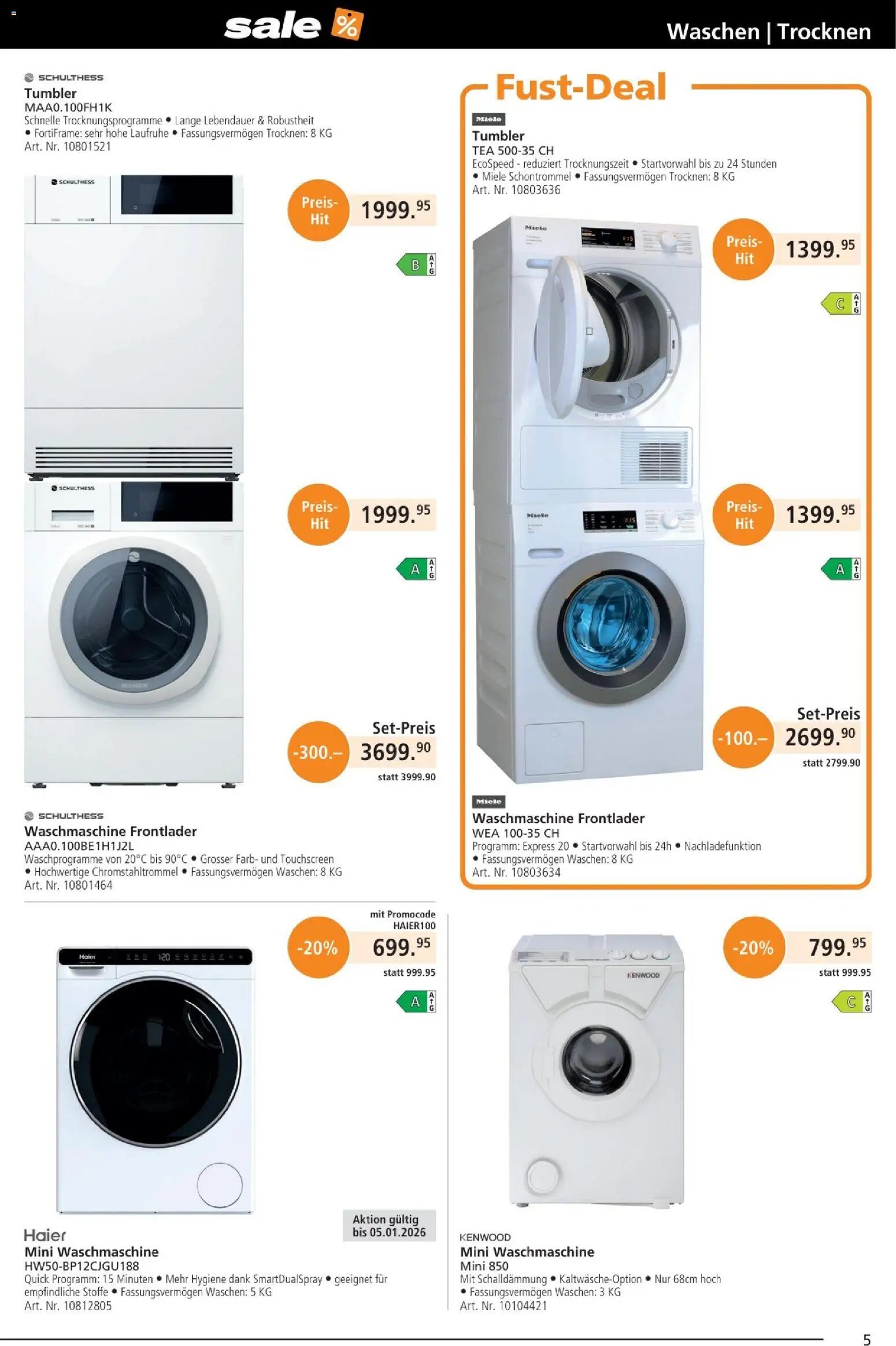 Fust Aktionen (2025-12-25 - 2026-01-25)