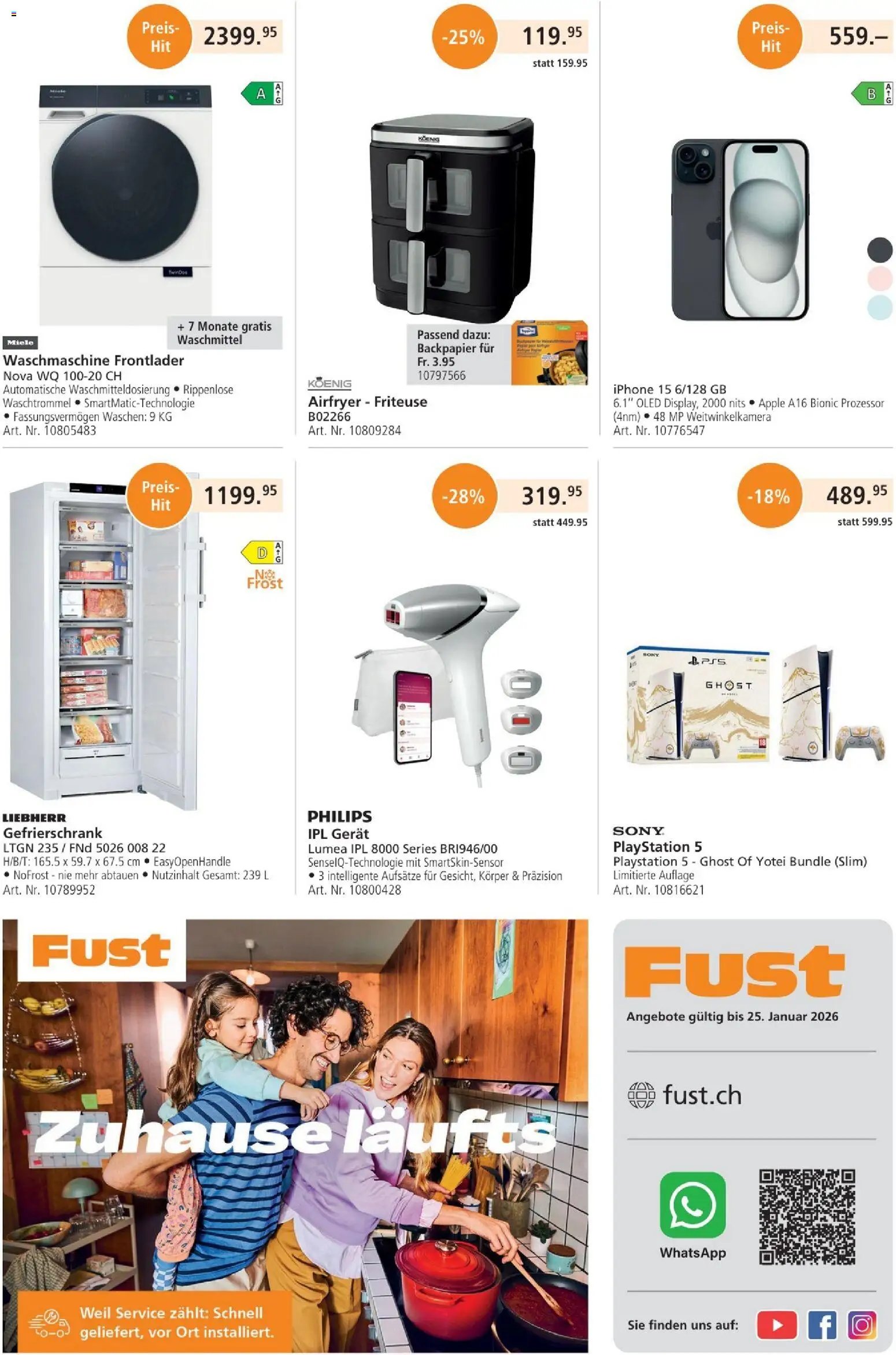 Fust Aktionen (2025-12-25 - 2026-01-25)