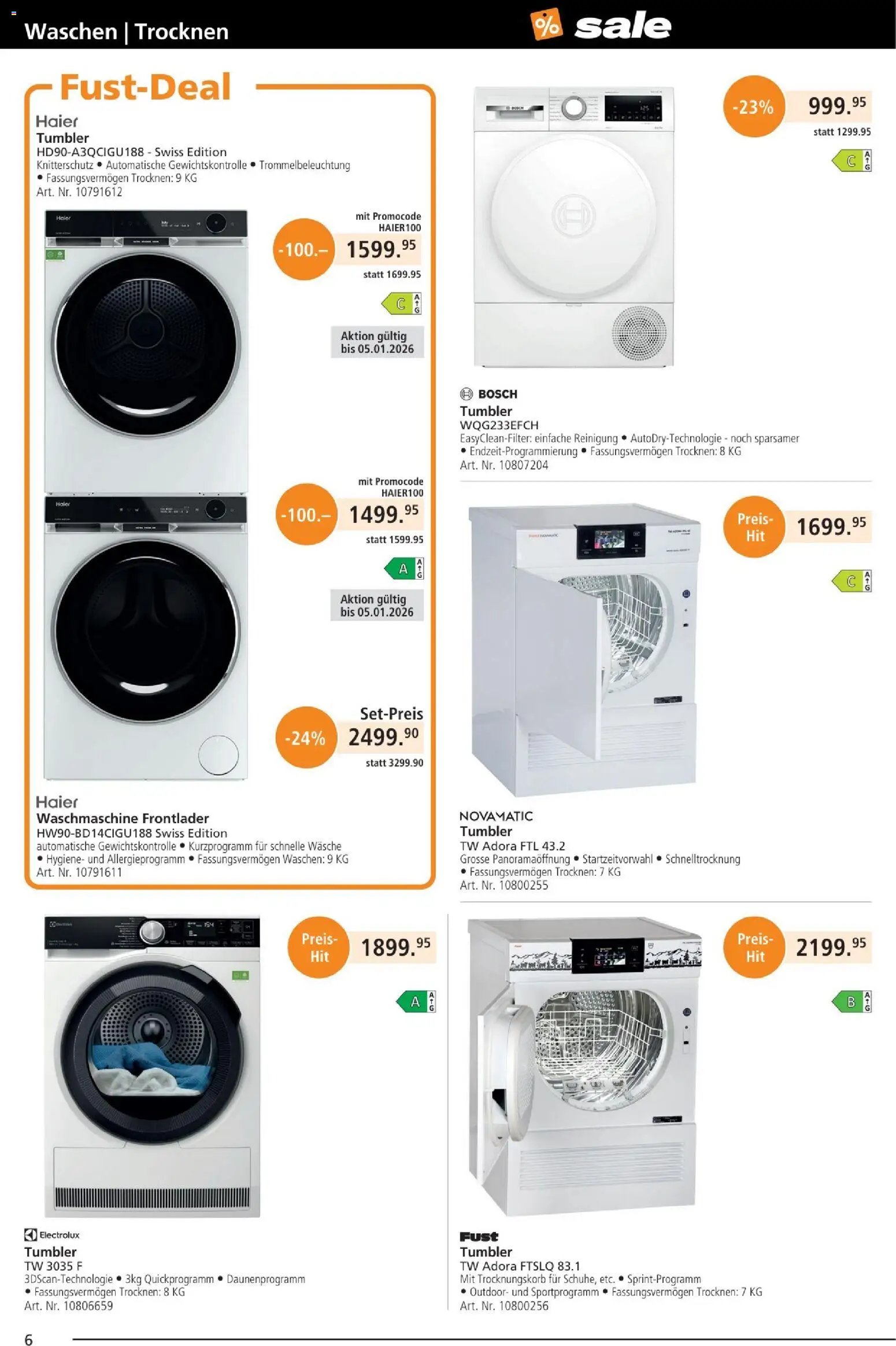 Fust Aktionen (2025-12-25 - 2026-01-25)