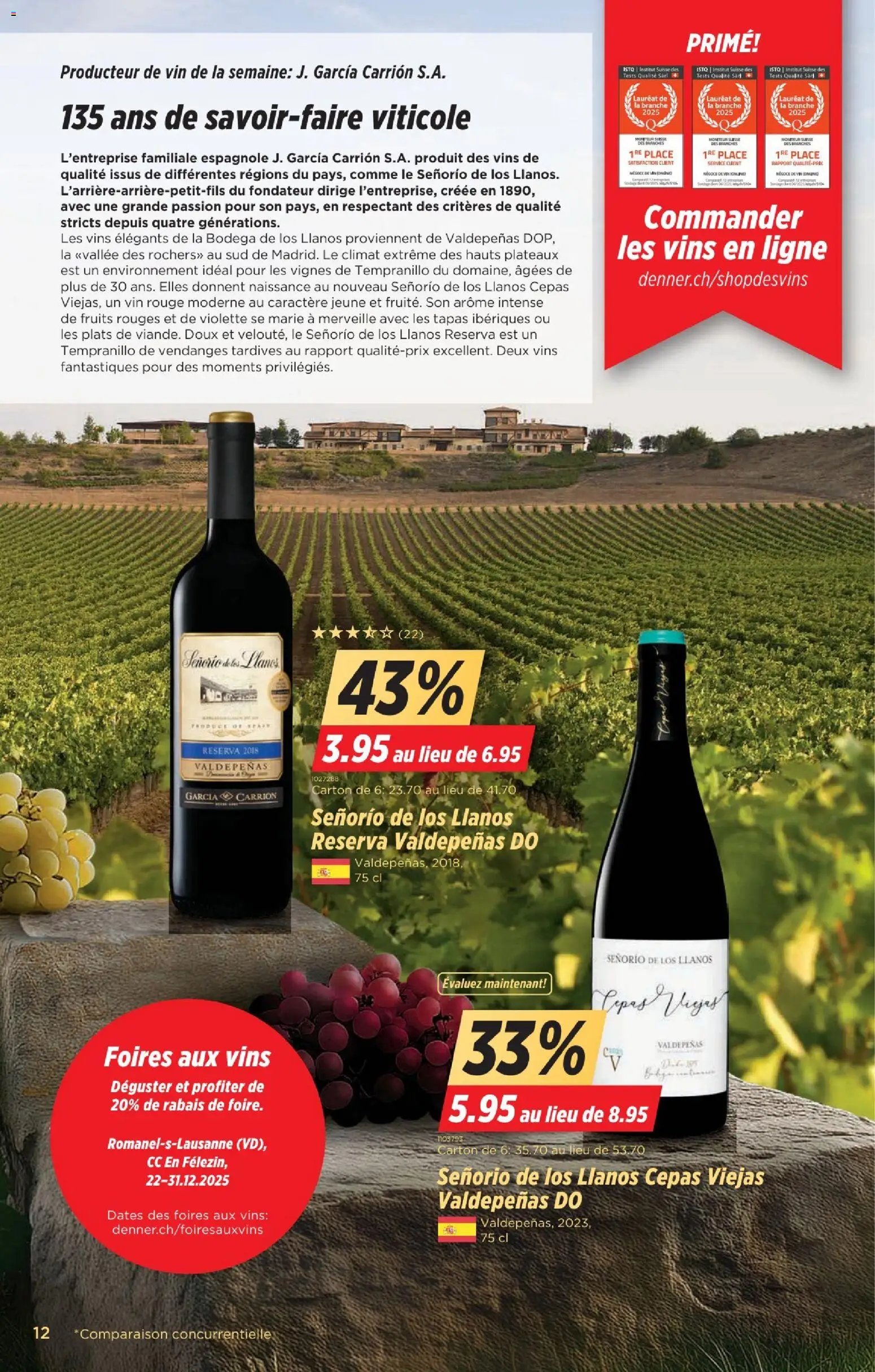 Denner Aktionen FR (2025-12-23 - 2025-12-31)