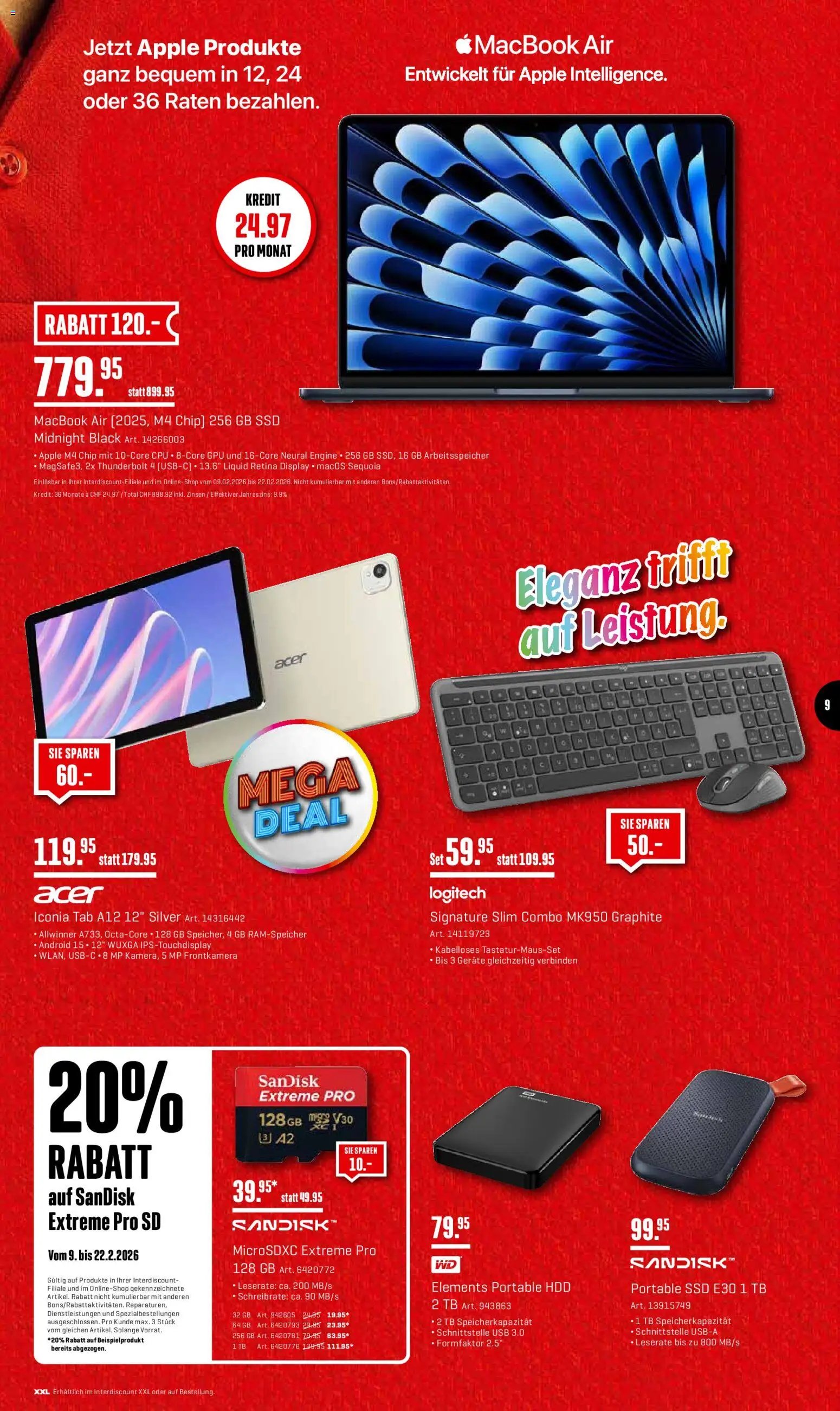 Interdiscount Aktionen (2026-02-09 - 2026-02-22) | 9