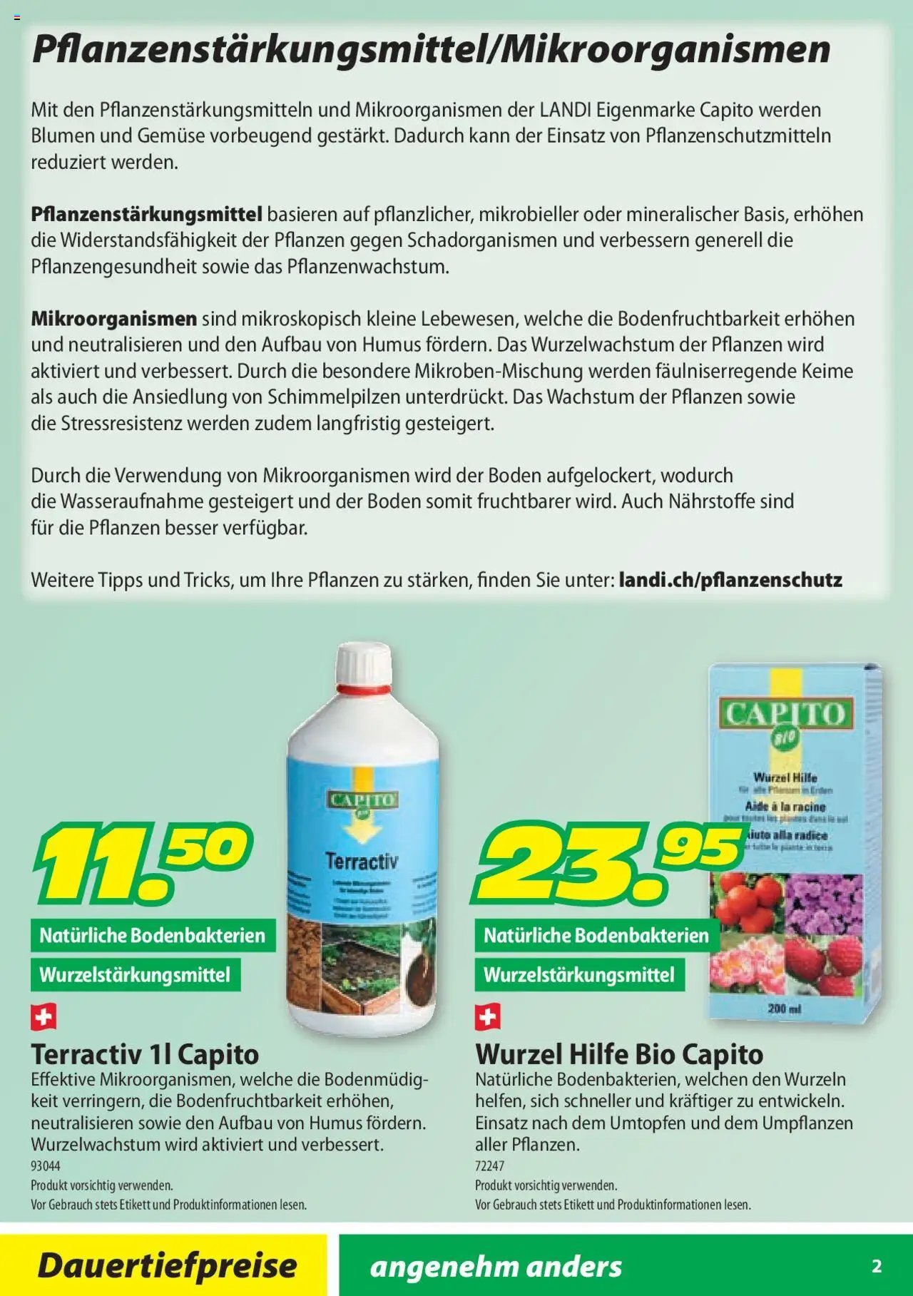 Landi Aktionen Pflanzenschutz und Dünger (2025-02-04 - 2025-12-31) | 2