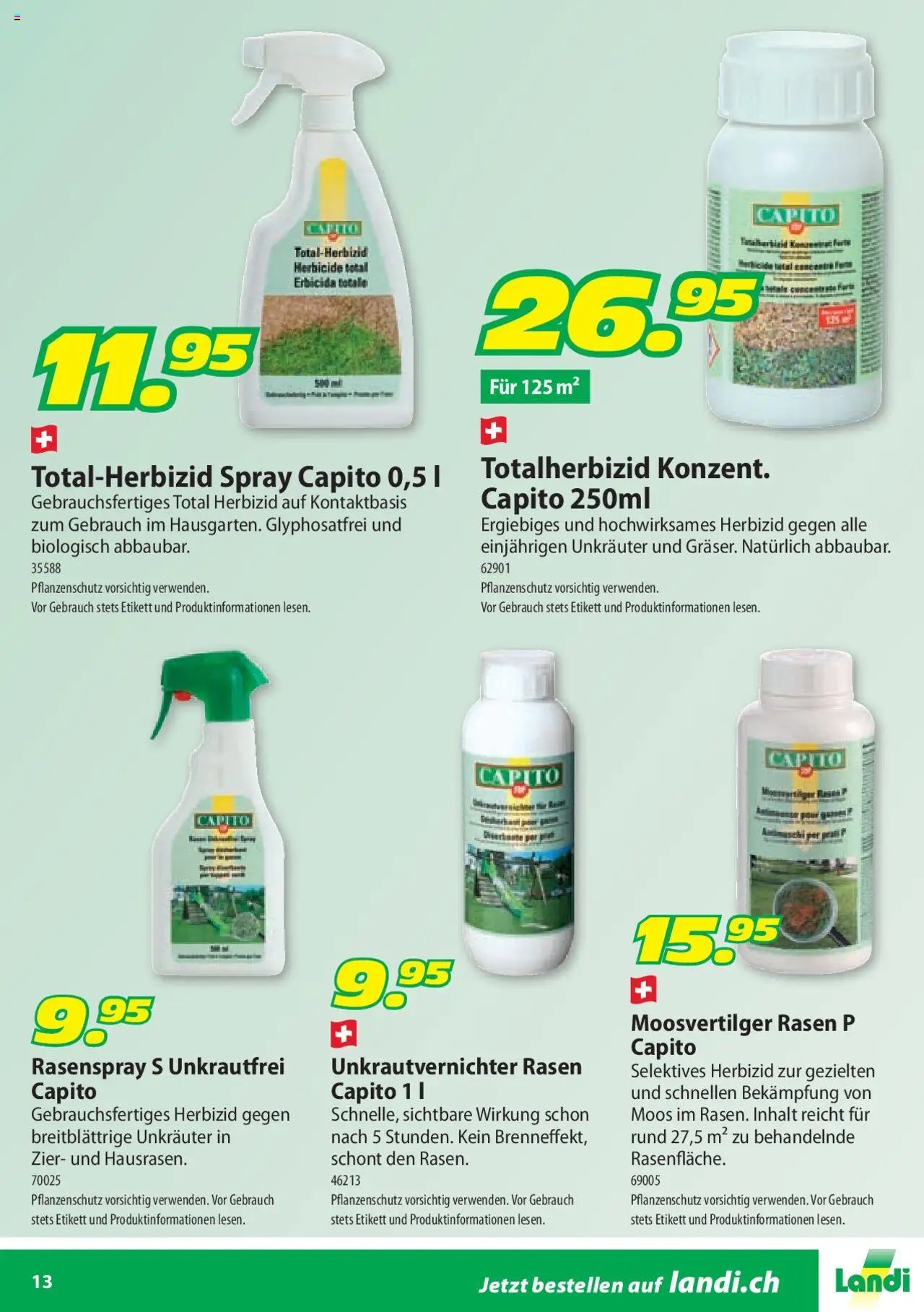 Landi Aktionen Pflanzenschutz und Dünger (2025-02-04 - 2025-12-31) | 13