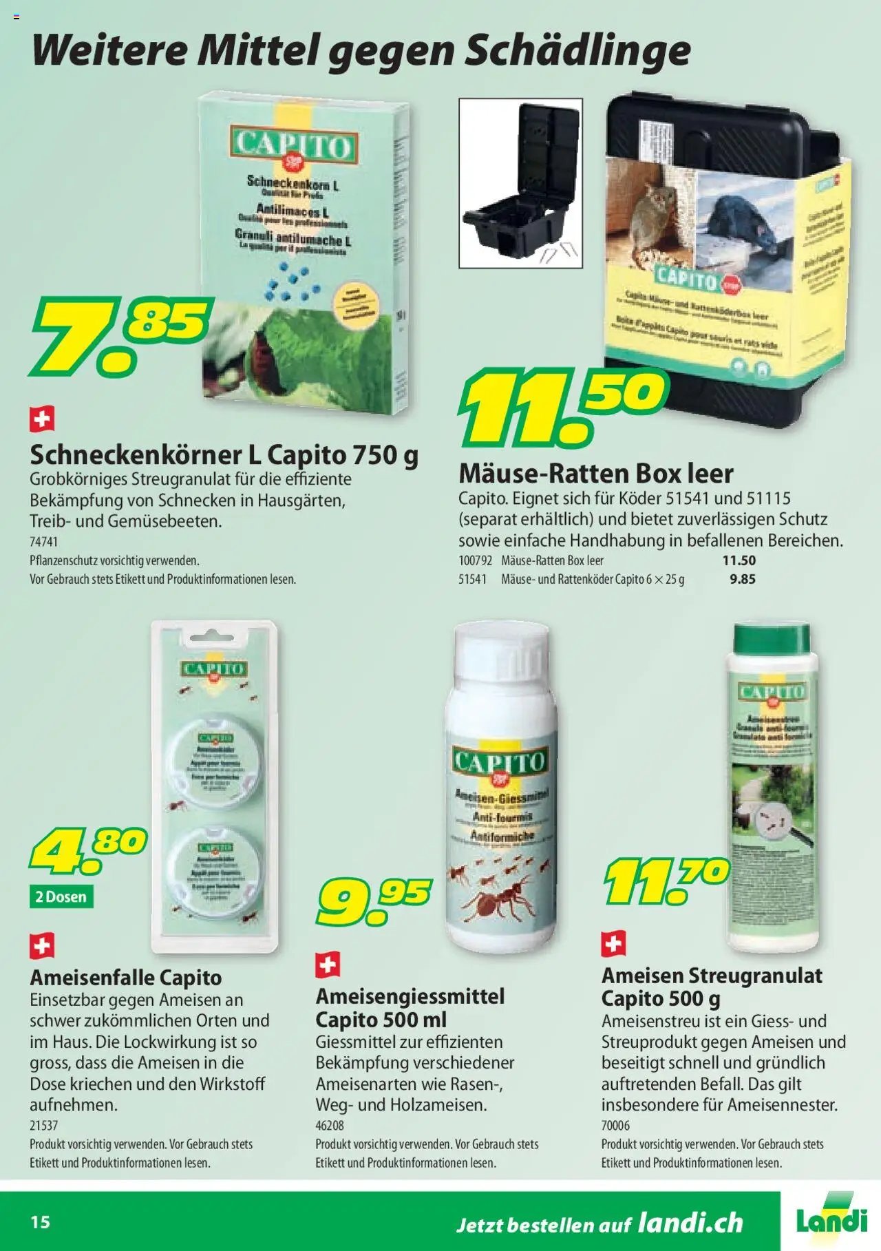 Landi Aktionen Pflanzenschutz und Dünger (2025-02-04 - 2025-12-31) | 15