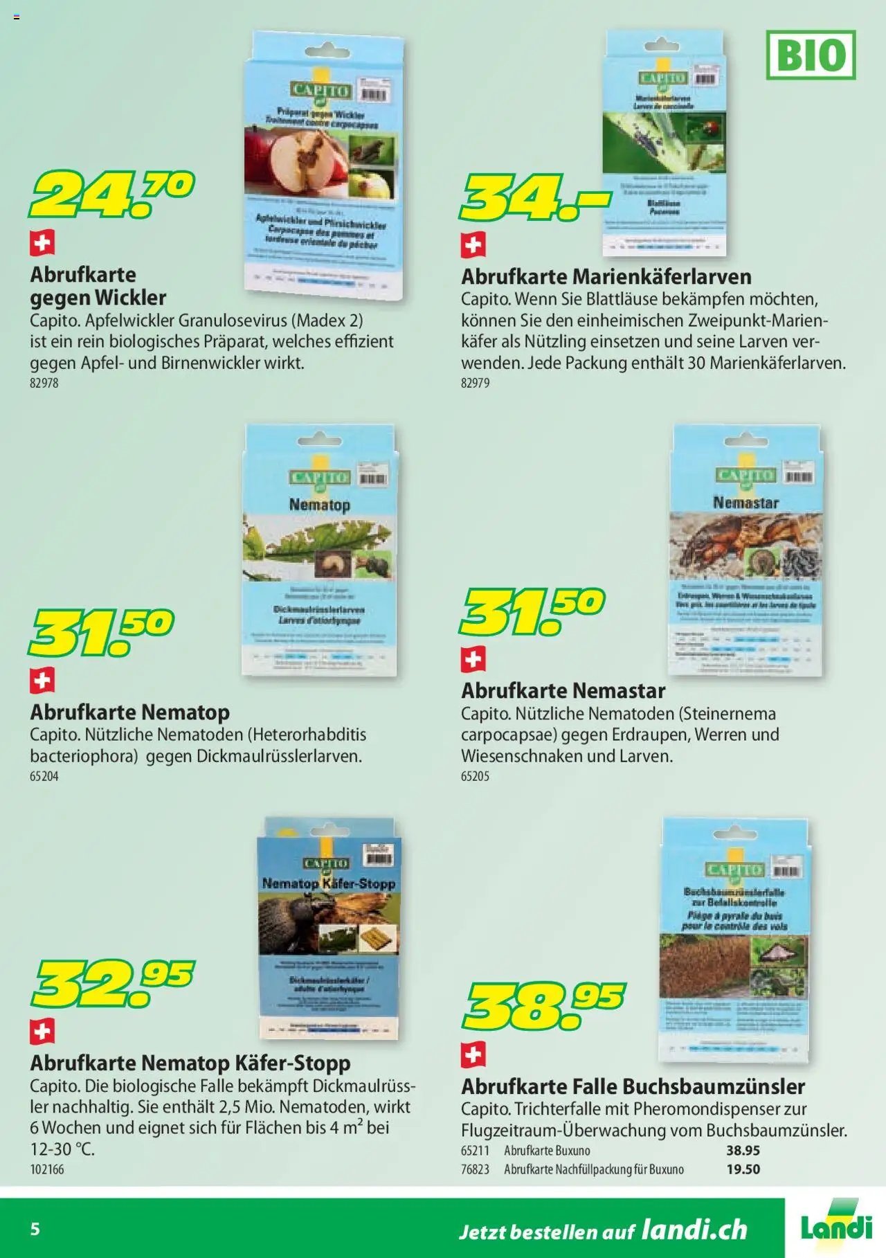 Landi Aktionen Pflanzenschutz und Dünger (2025-02-04 - 2025-12-31) | 5