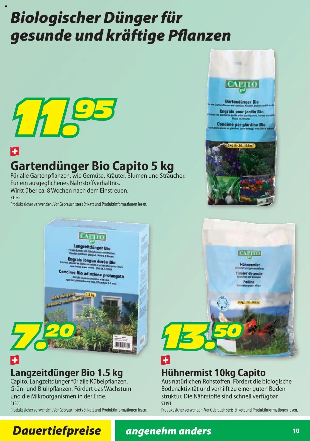 Landi Aktionen Pflanzenschutz und Dünger (2025-02-04 - 2025-12-31) | 10