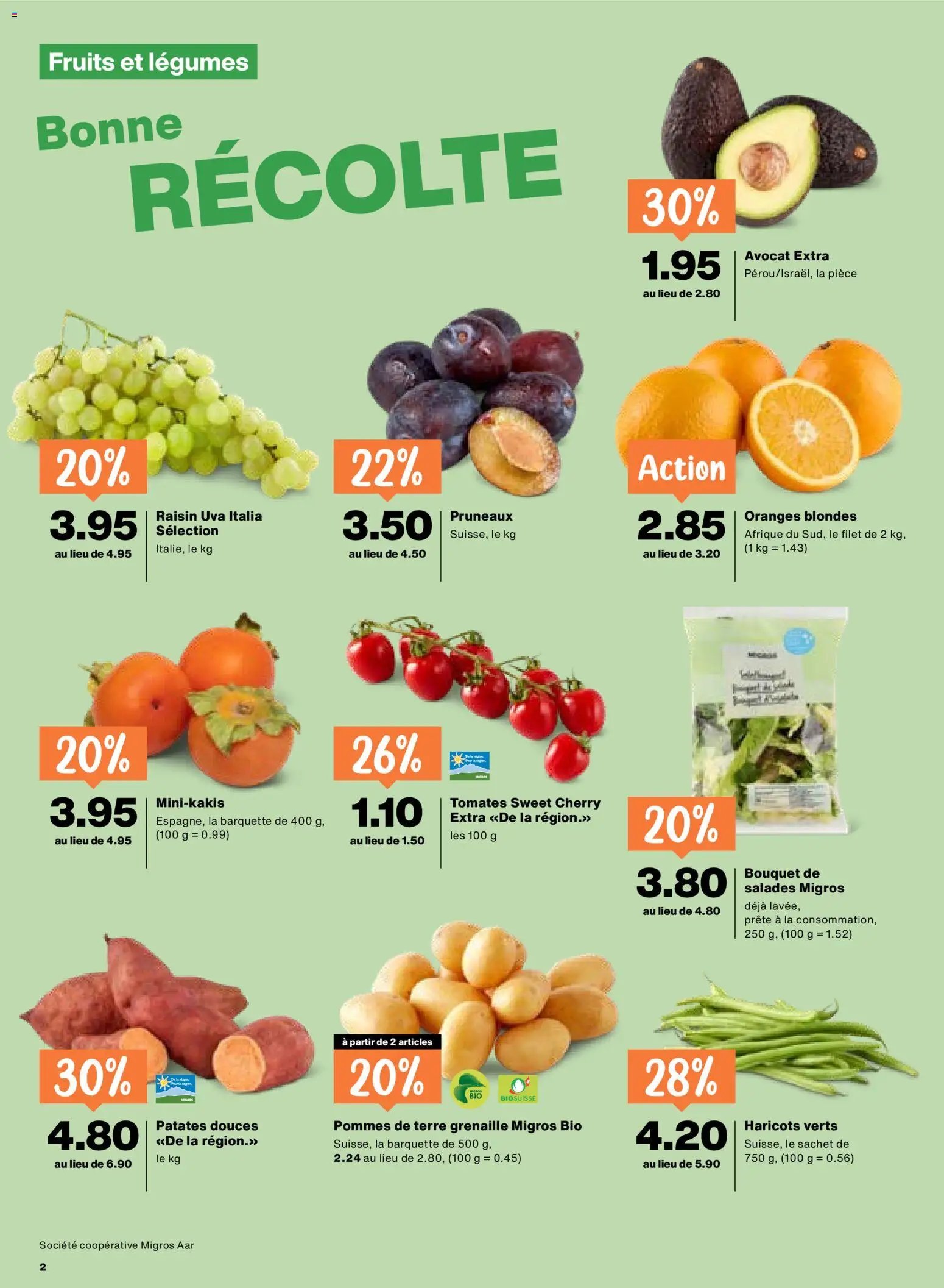 Migros aktionen FR