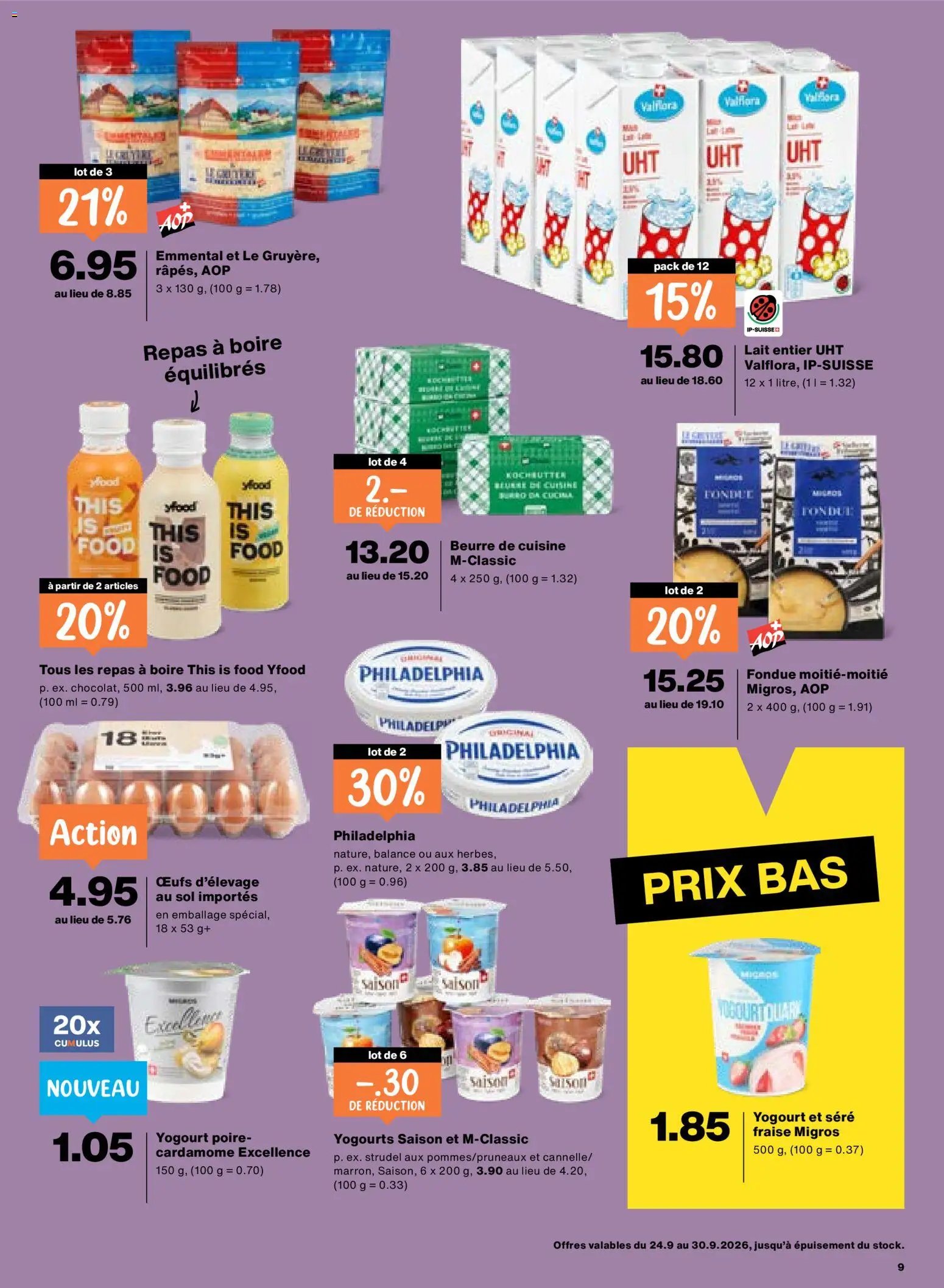 Migros aktionen FR