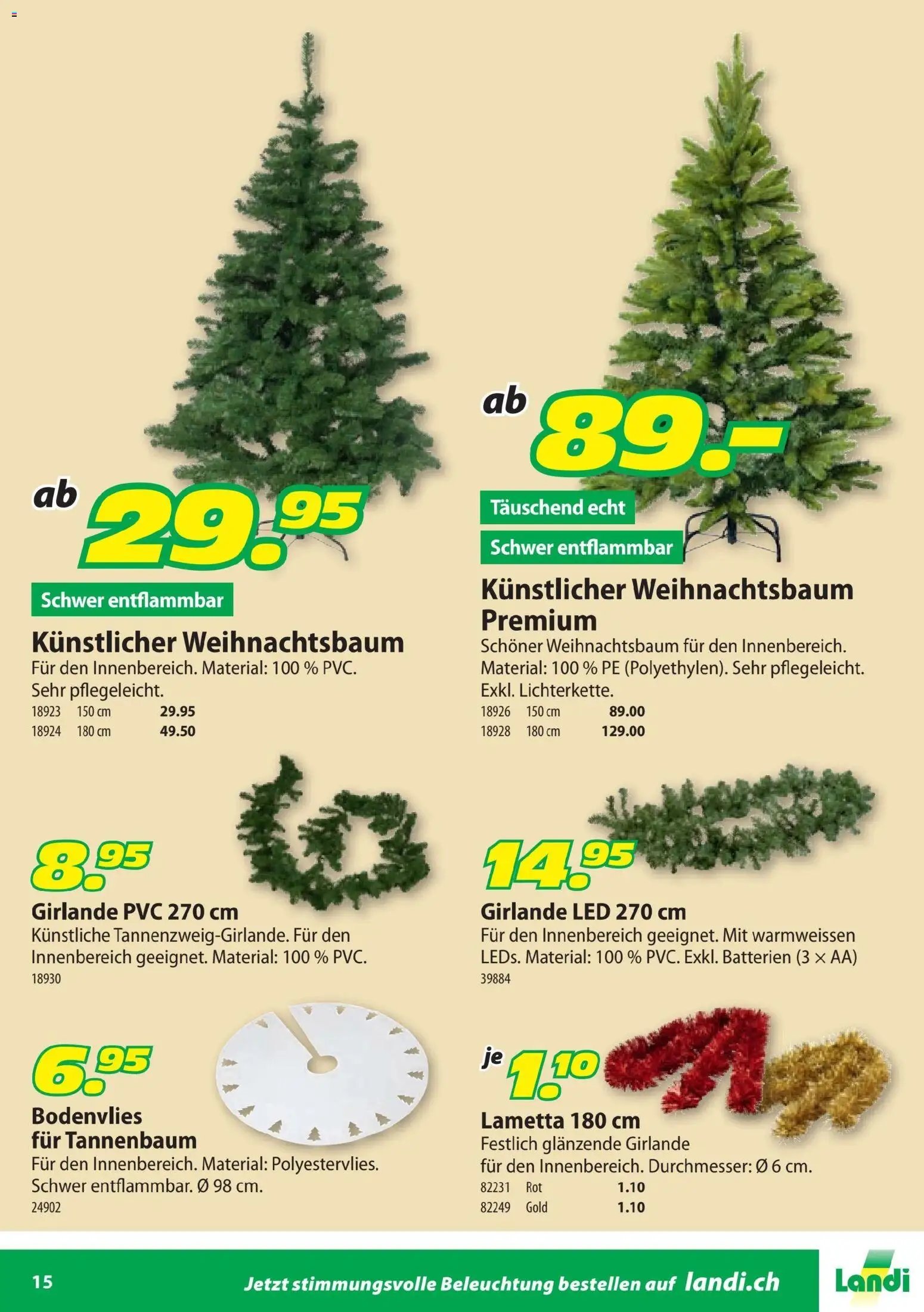 Landi Aktionen Weihnachtsbeleuchtung (2025-10-24 - 2025-12-31) | 15
