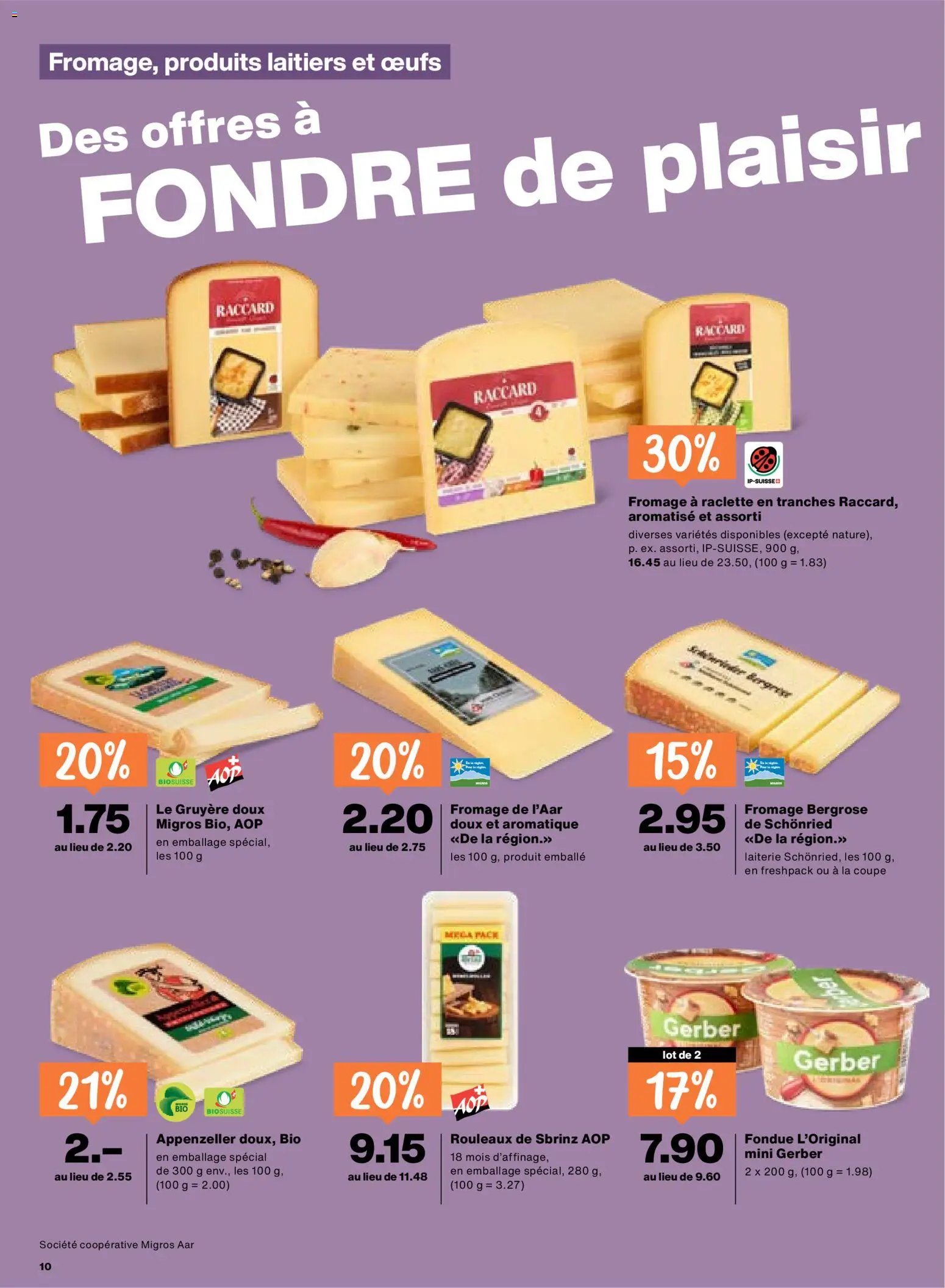 Migros aktionen FR