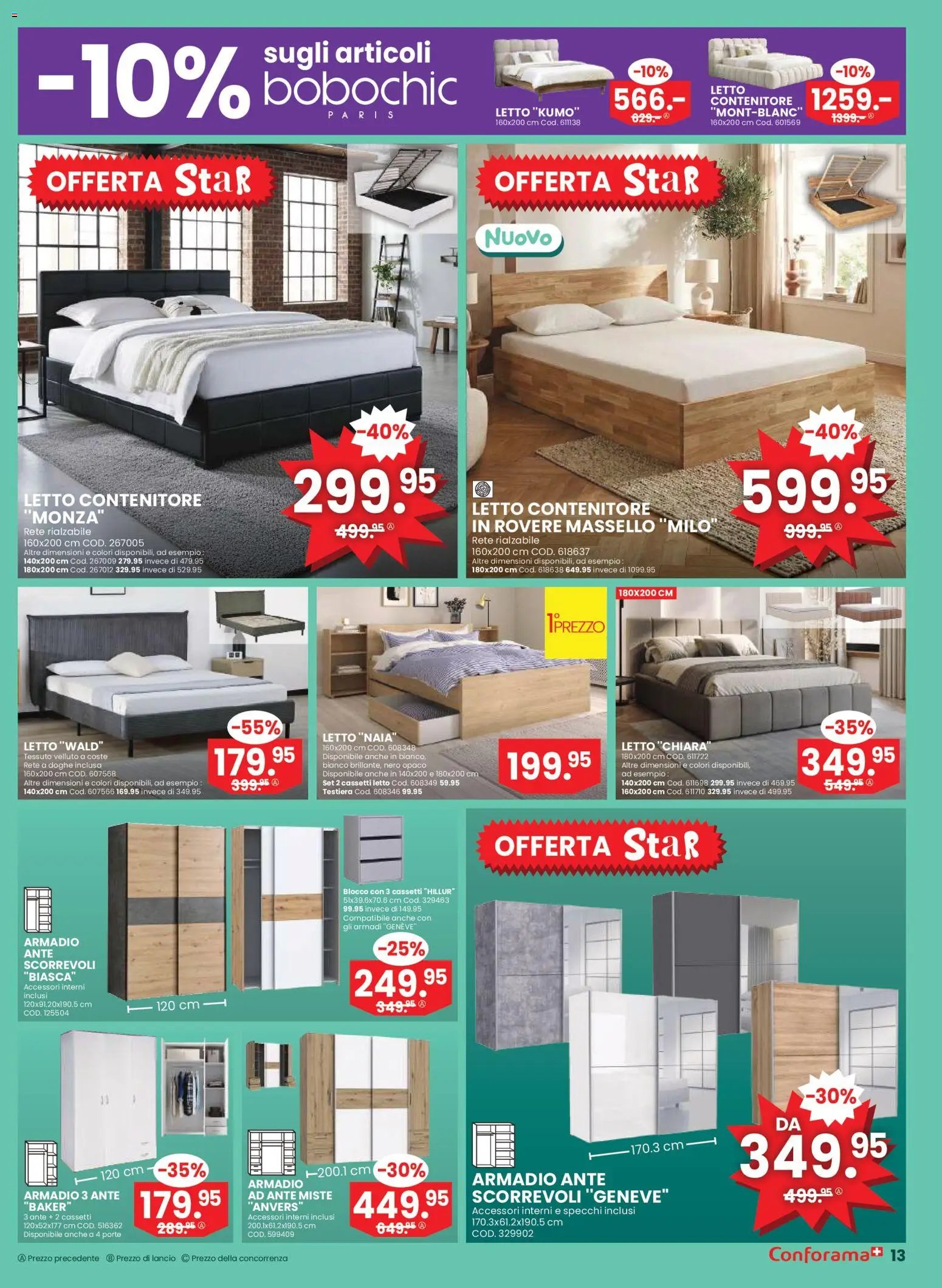 Conforama Aktionen Mobili e Materassi (2026-01-28 - 2026-02-10) | 13