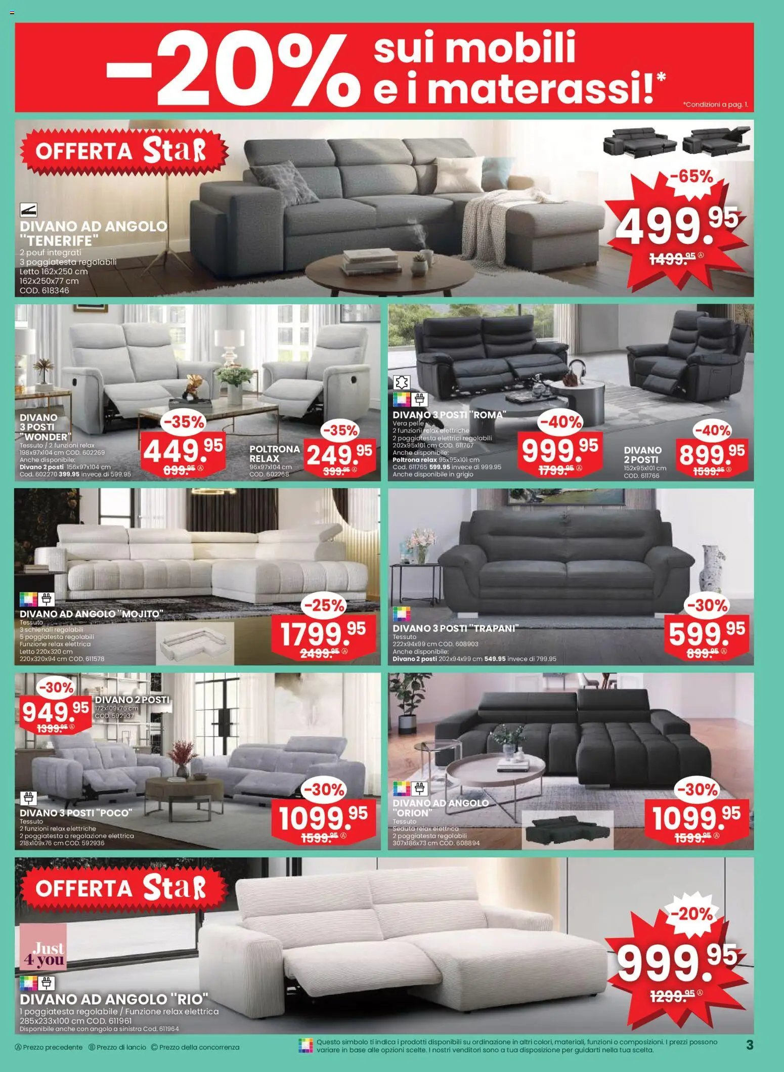 Conforama Aktionen Mobili e Materassi (2026-01-28 - 2026-02-10) | 3