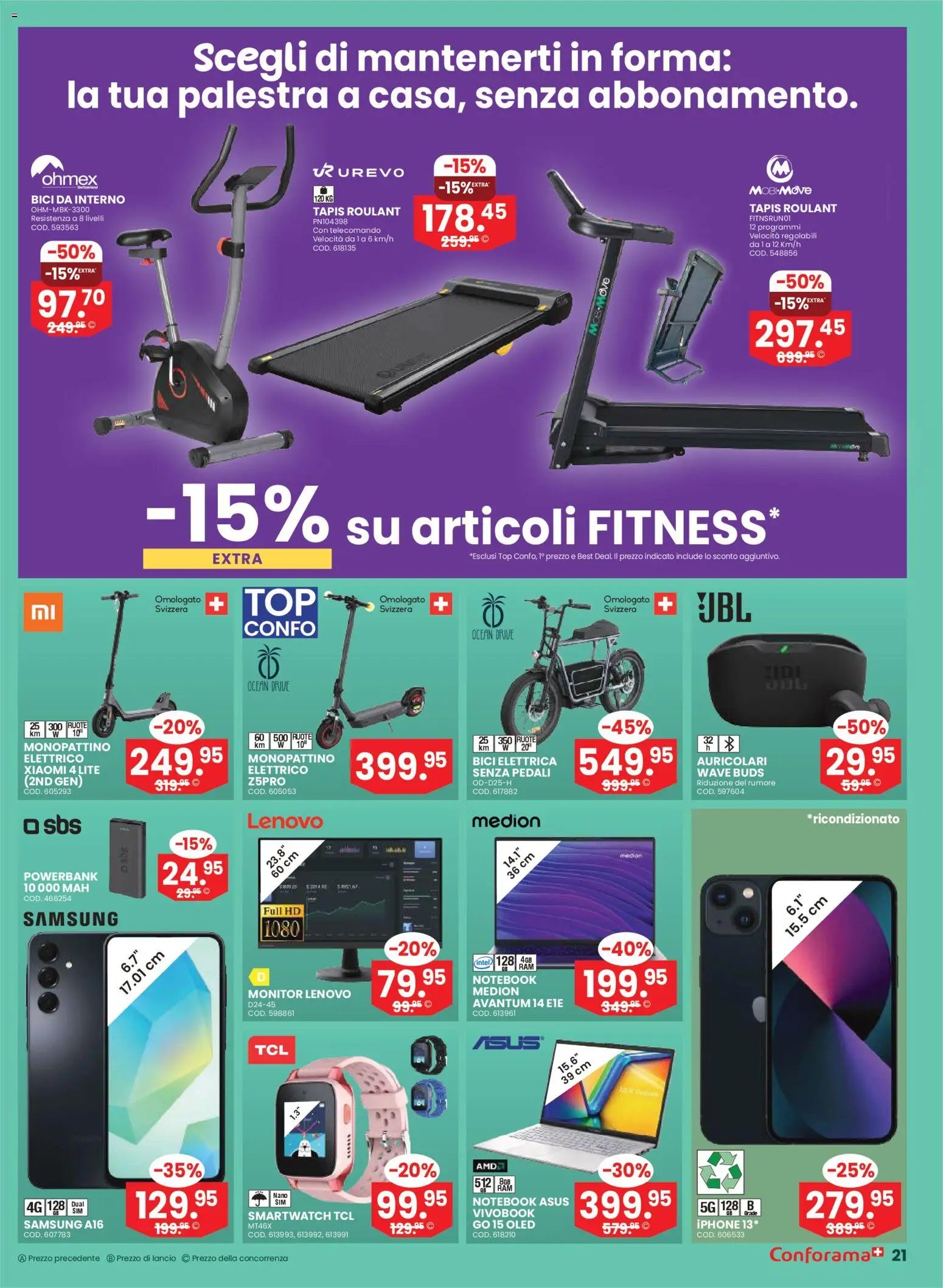 Conforama Aktionen Mobili e Materassi (2026-01-28 - 2026-02-10) | 21