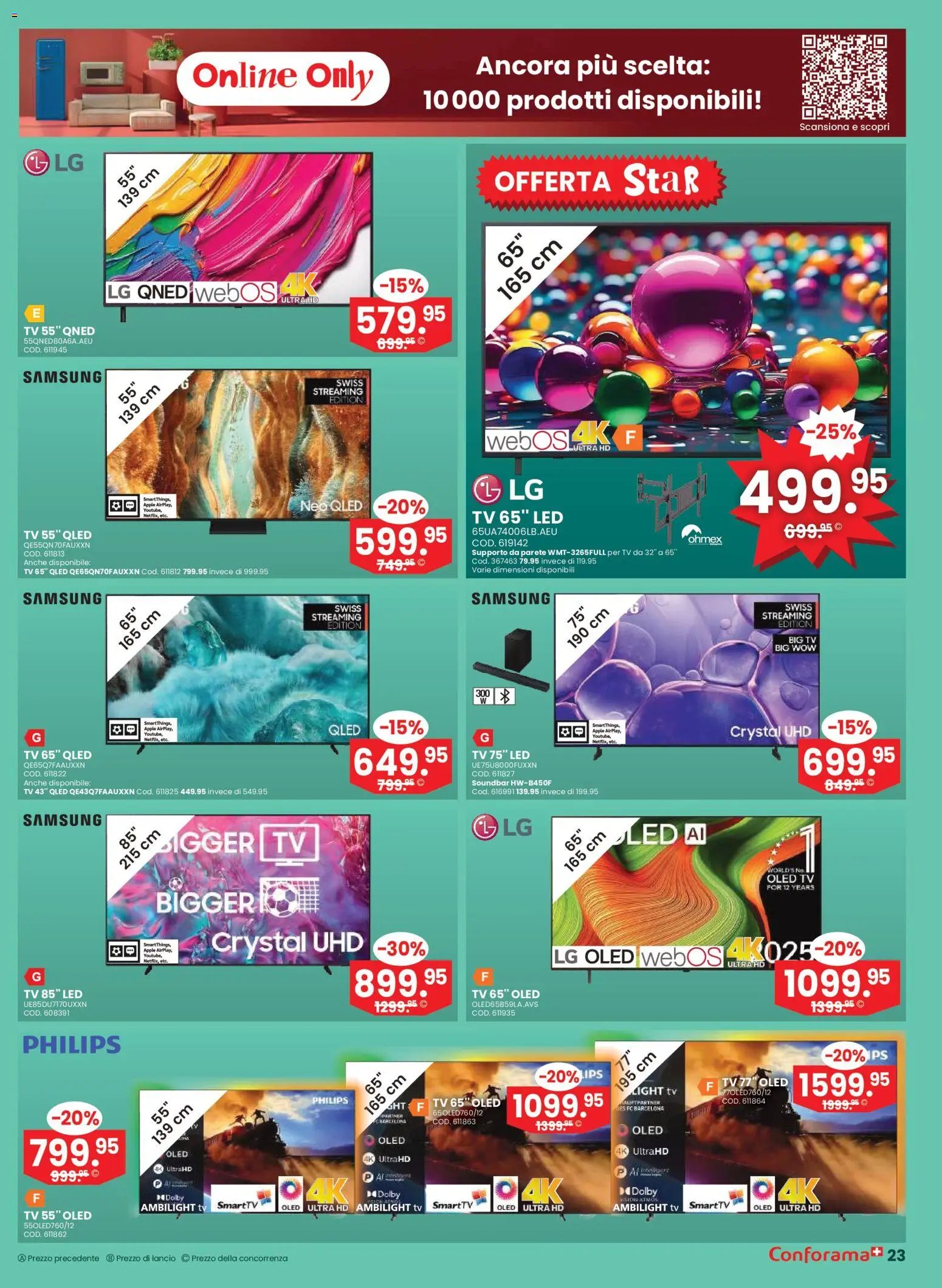 Conforama Aktionen Mobili e Materassi (2026-01-28 - 2026-02-10) | 23