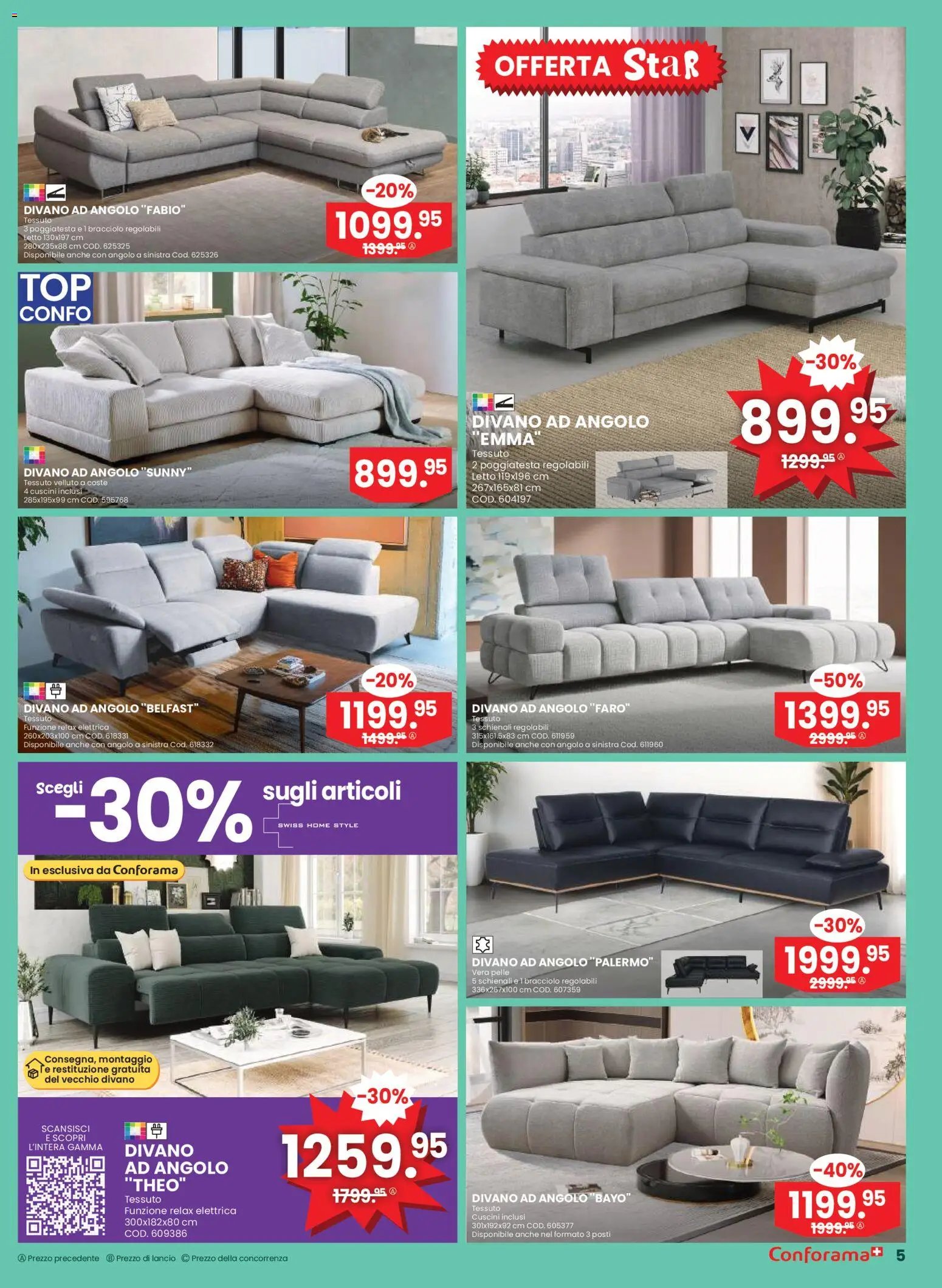 Conforama Aktionen Mobili e Materassi (2026-01-28 - 2026-02-10) | 5