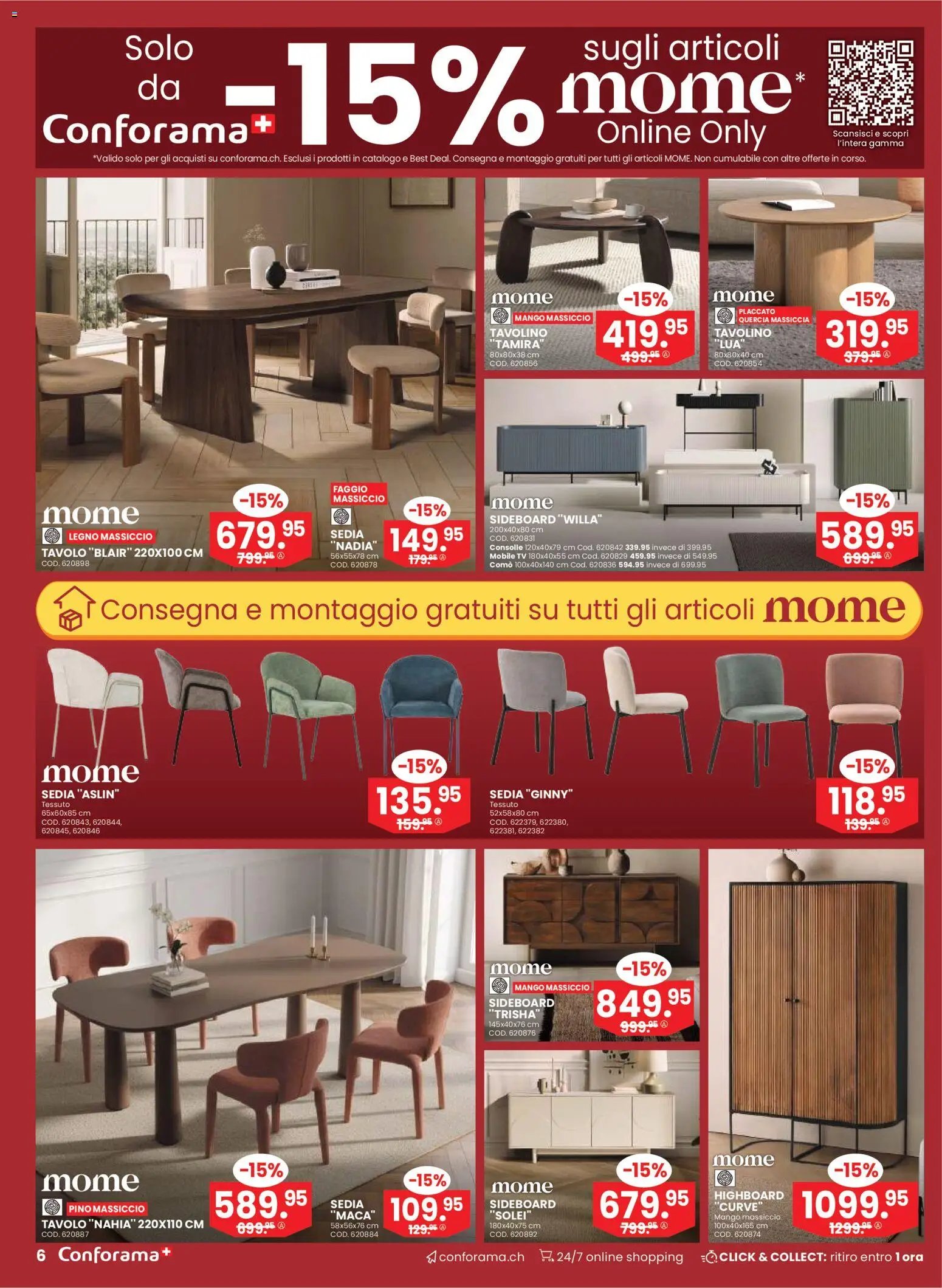 Conforama Aktionen Mobili e Materassi (2026-01-28 - 2026-02-10) | 6