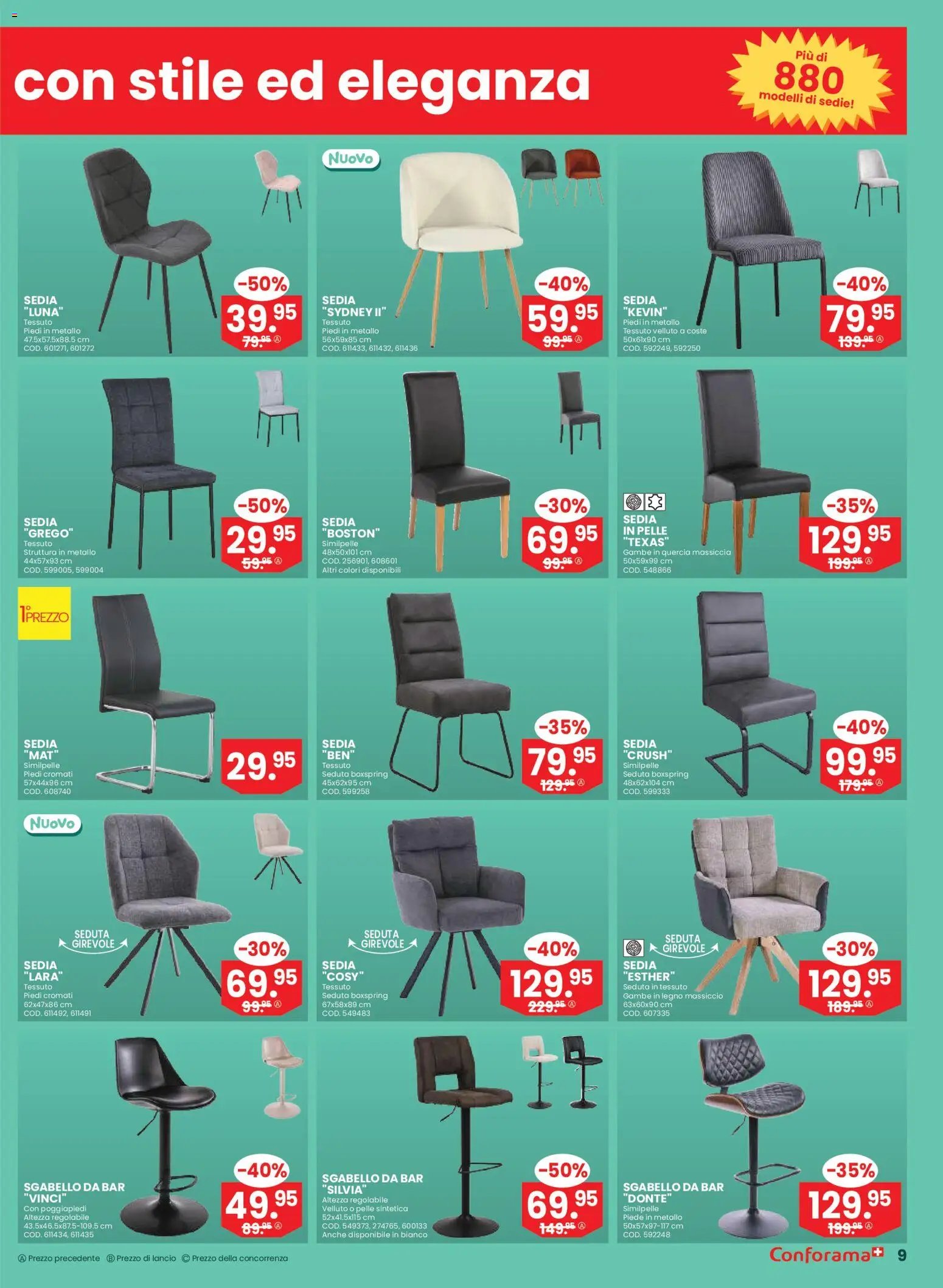 Conforama Aktionen Mobili e Materassi (2026-01-28 - 2026-02-10) | 9