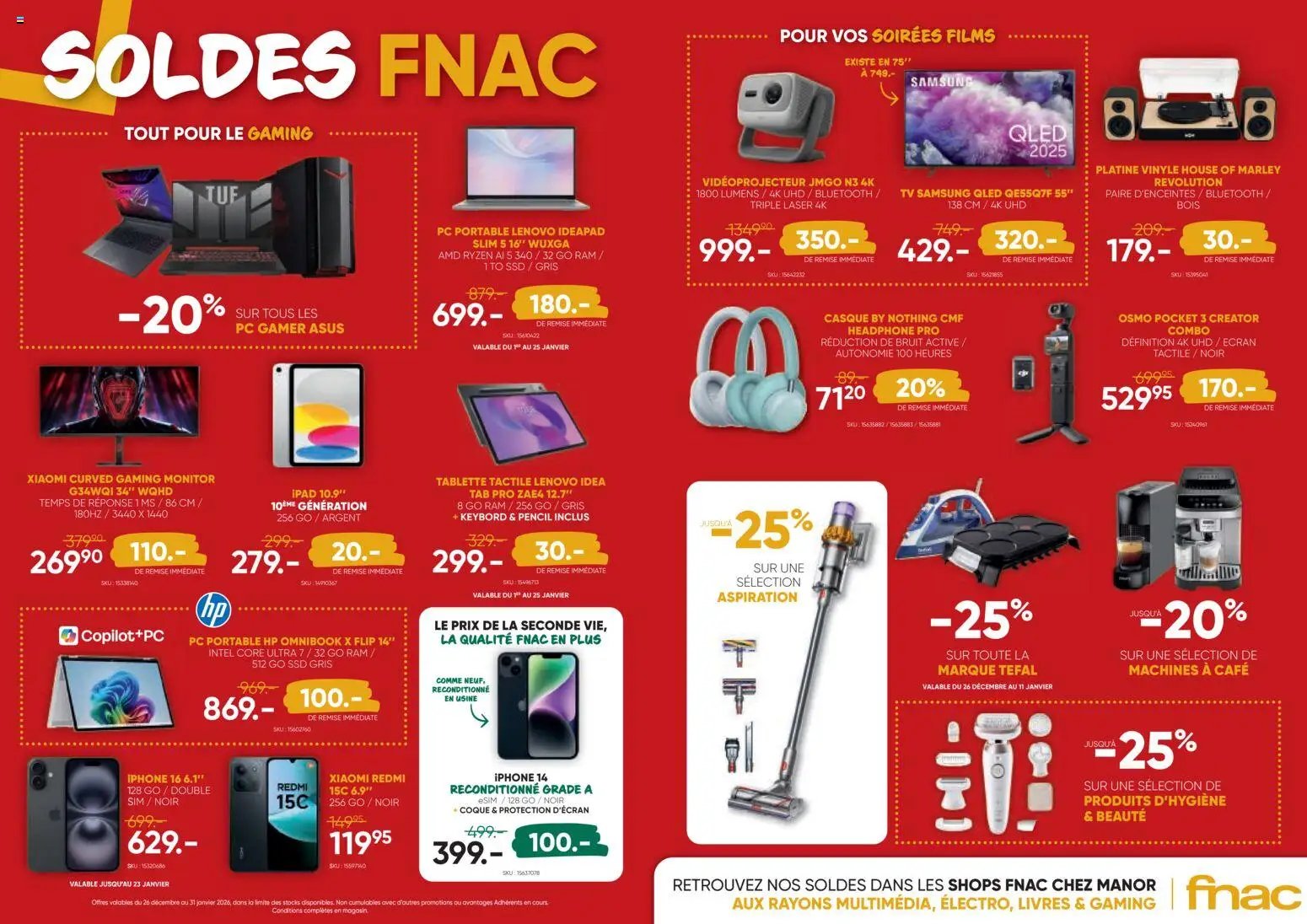 Manor Aktionen Sale FR (2025-12-25 - 2026-01-25)