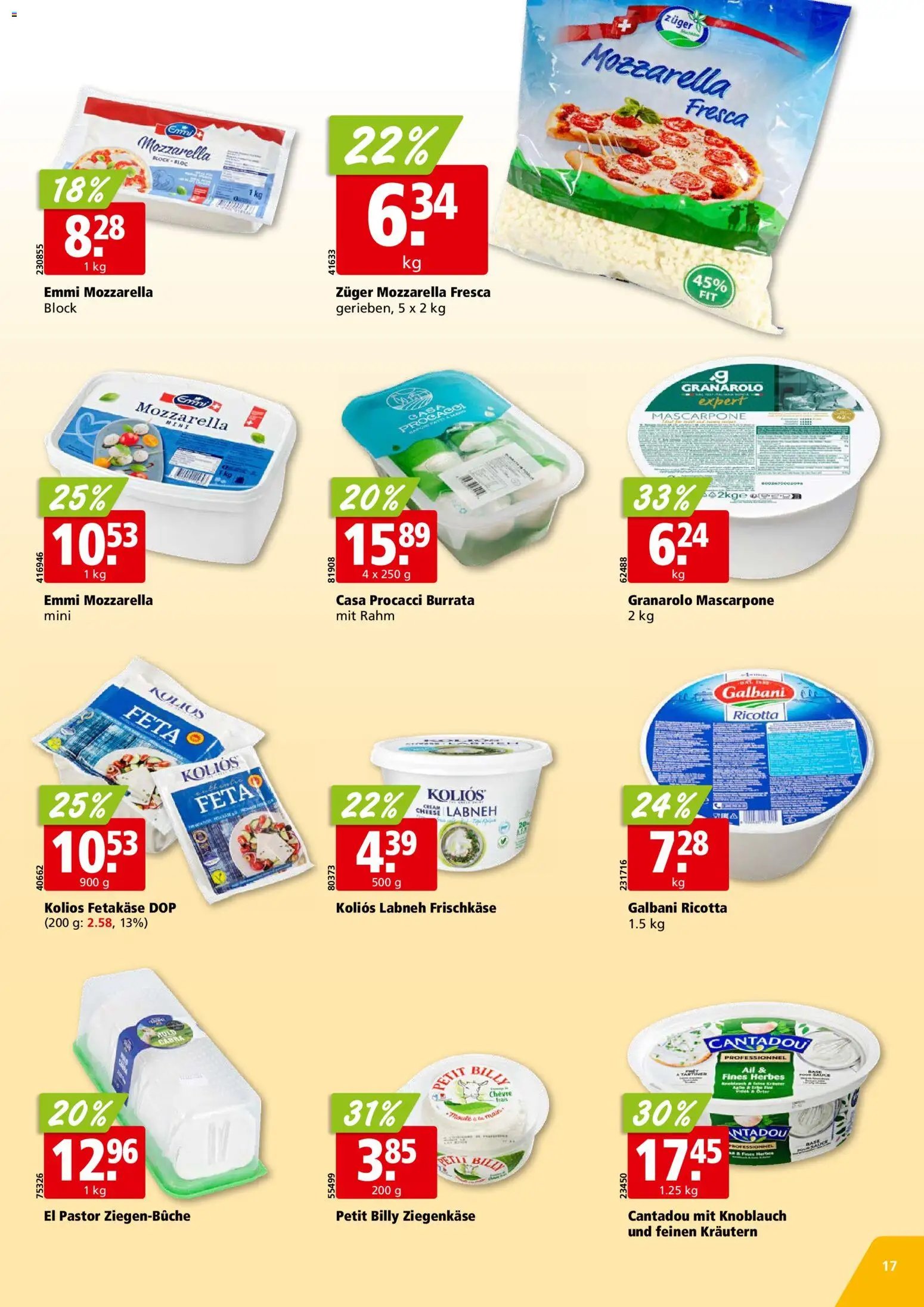 Aligro aktionen Chavannes, Matran, Genf, Sitten
