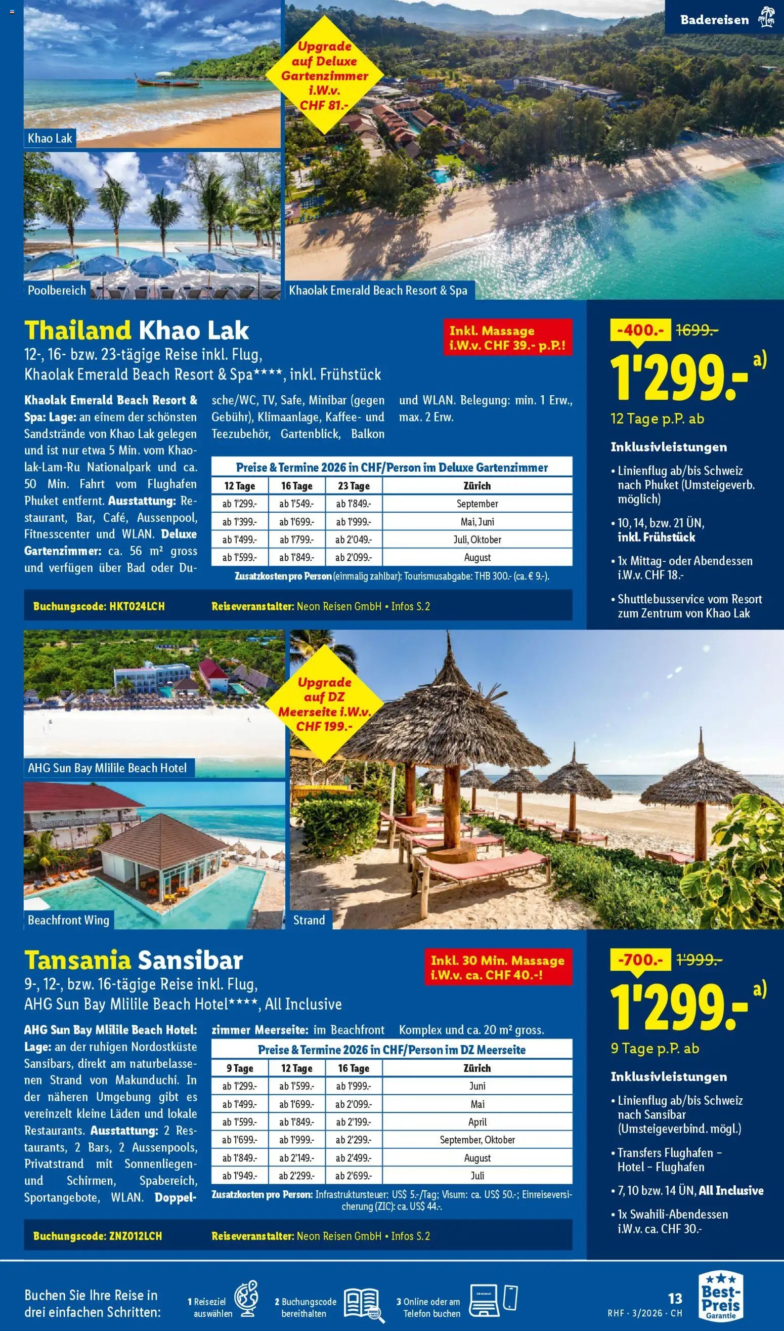 Lidl Aktionen Reisen März (2026-02-28 - 2026-03-31)