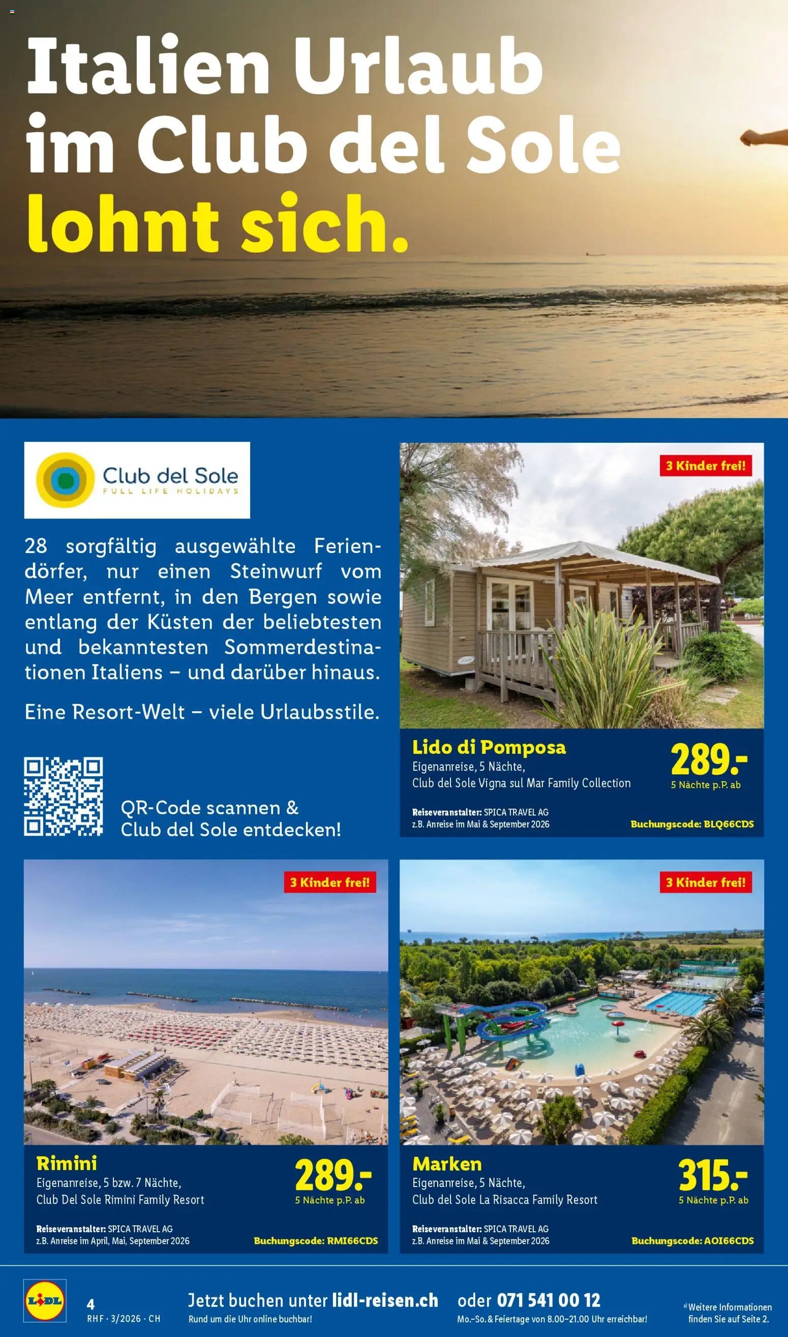 Lidl Aktionen Reisen März (2026-02-28 - 2026-03-31)