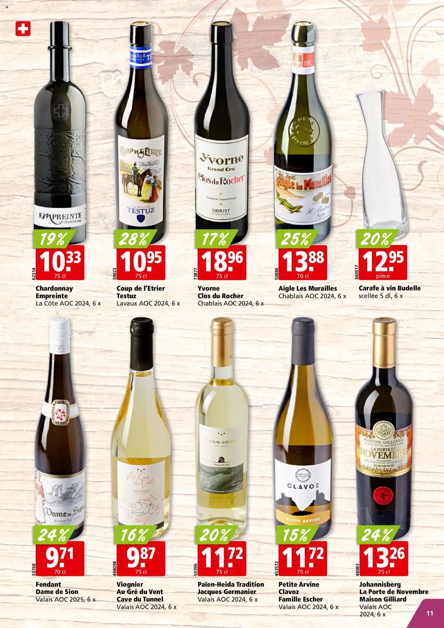 Aligro aktionen Vins Genève