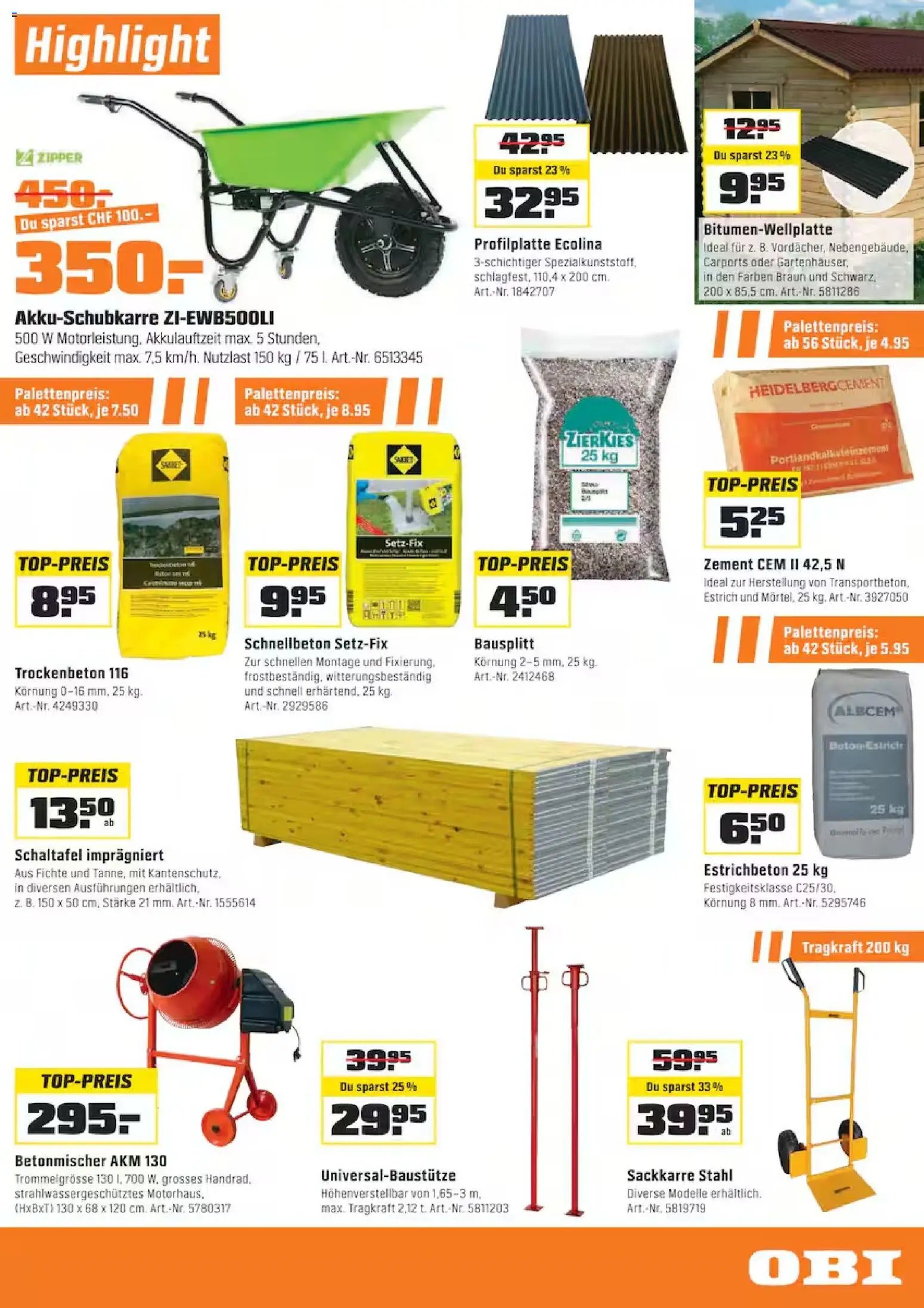 OBI aktionen (2026-04-01 - 2026-04-14)