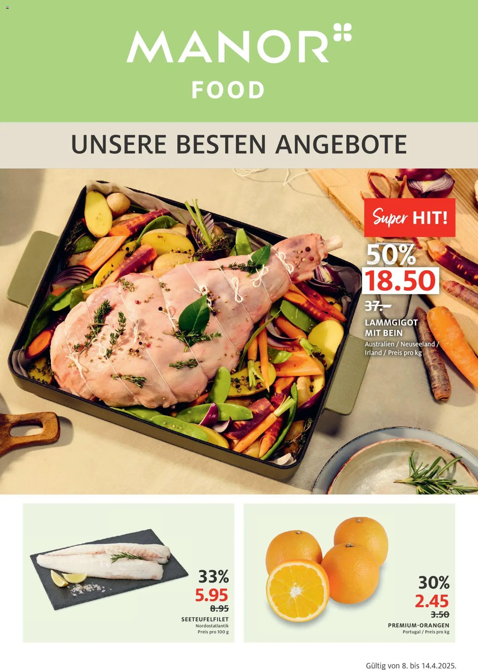 Manor aktionen (2026-04-08 - 2026-04-14)